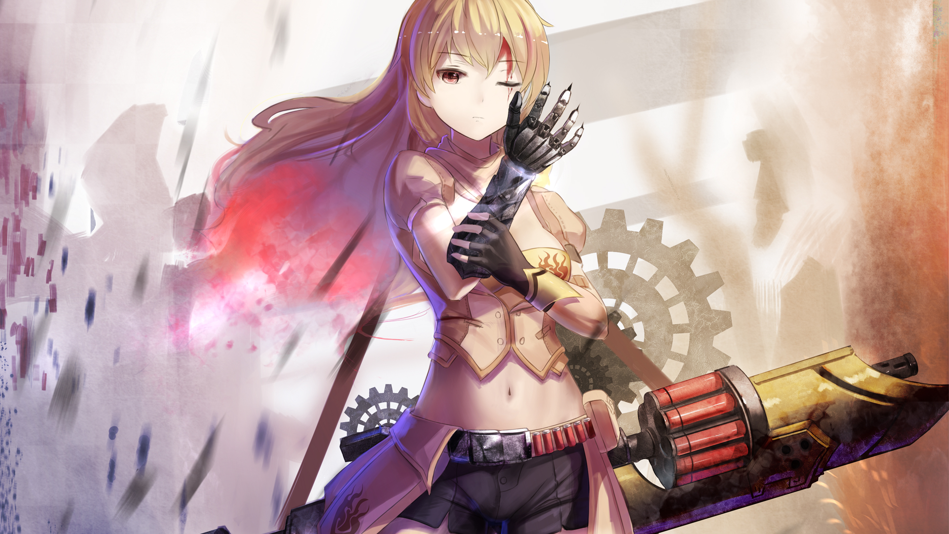 Yang Xiao Long from RWBY HD Wallpaper