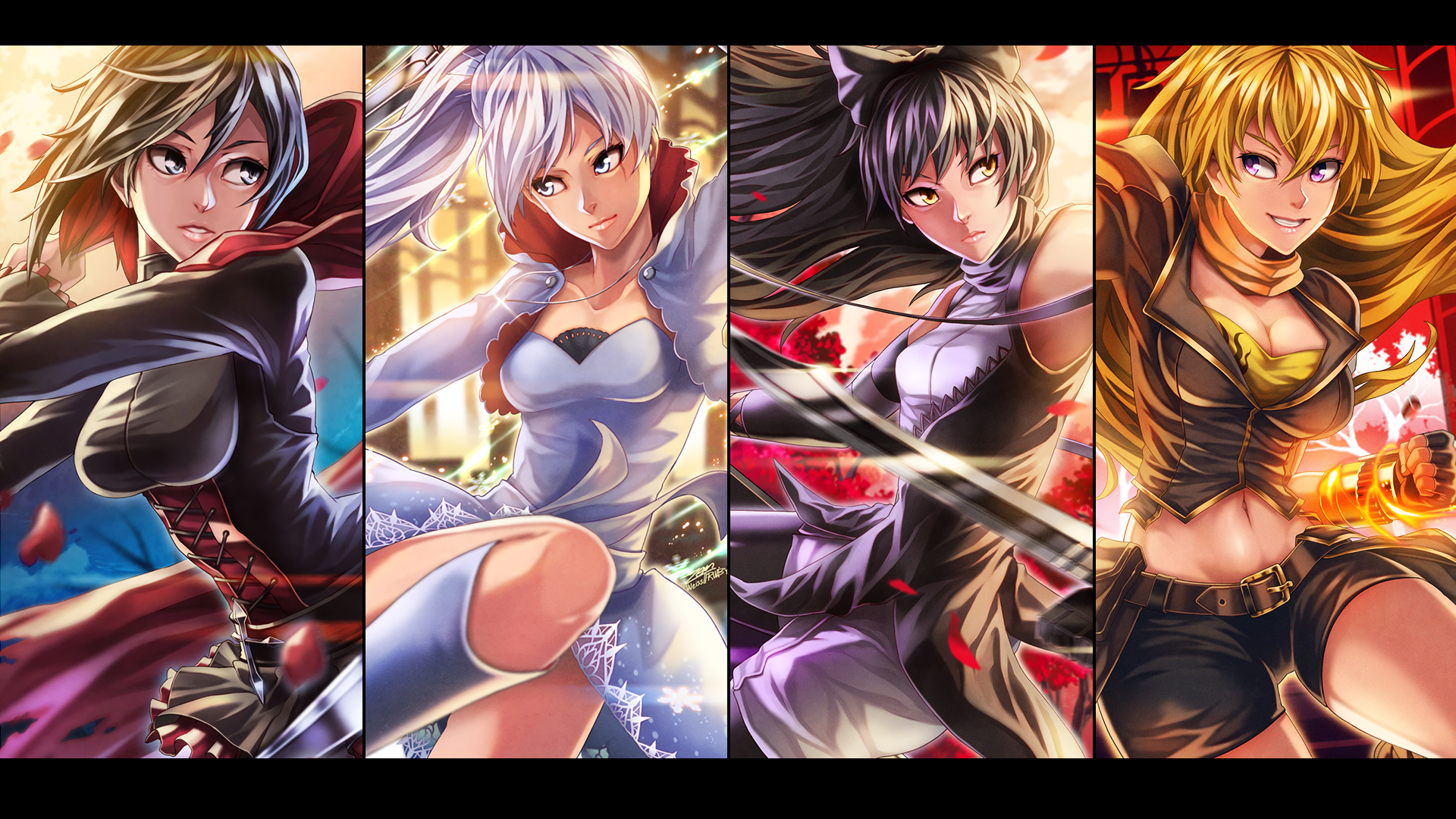 RWBY Team RWBY HD Wallpaper