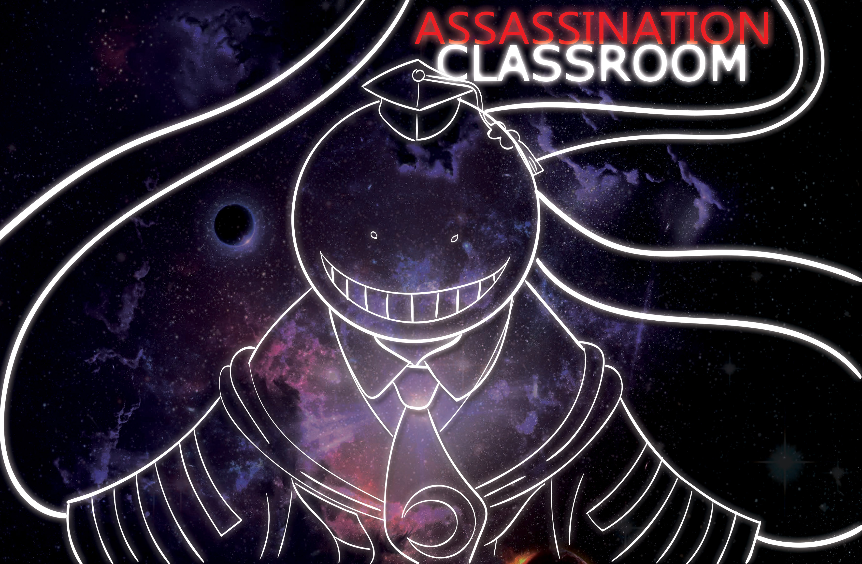 Koro-sensei from Assassination Classroom in Space HD Wallpaper