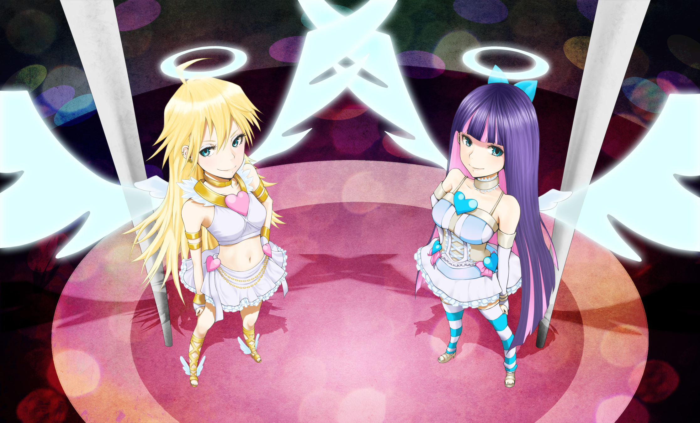 Stocking and Panty from Panty & Stocking HD Wallpaper