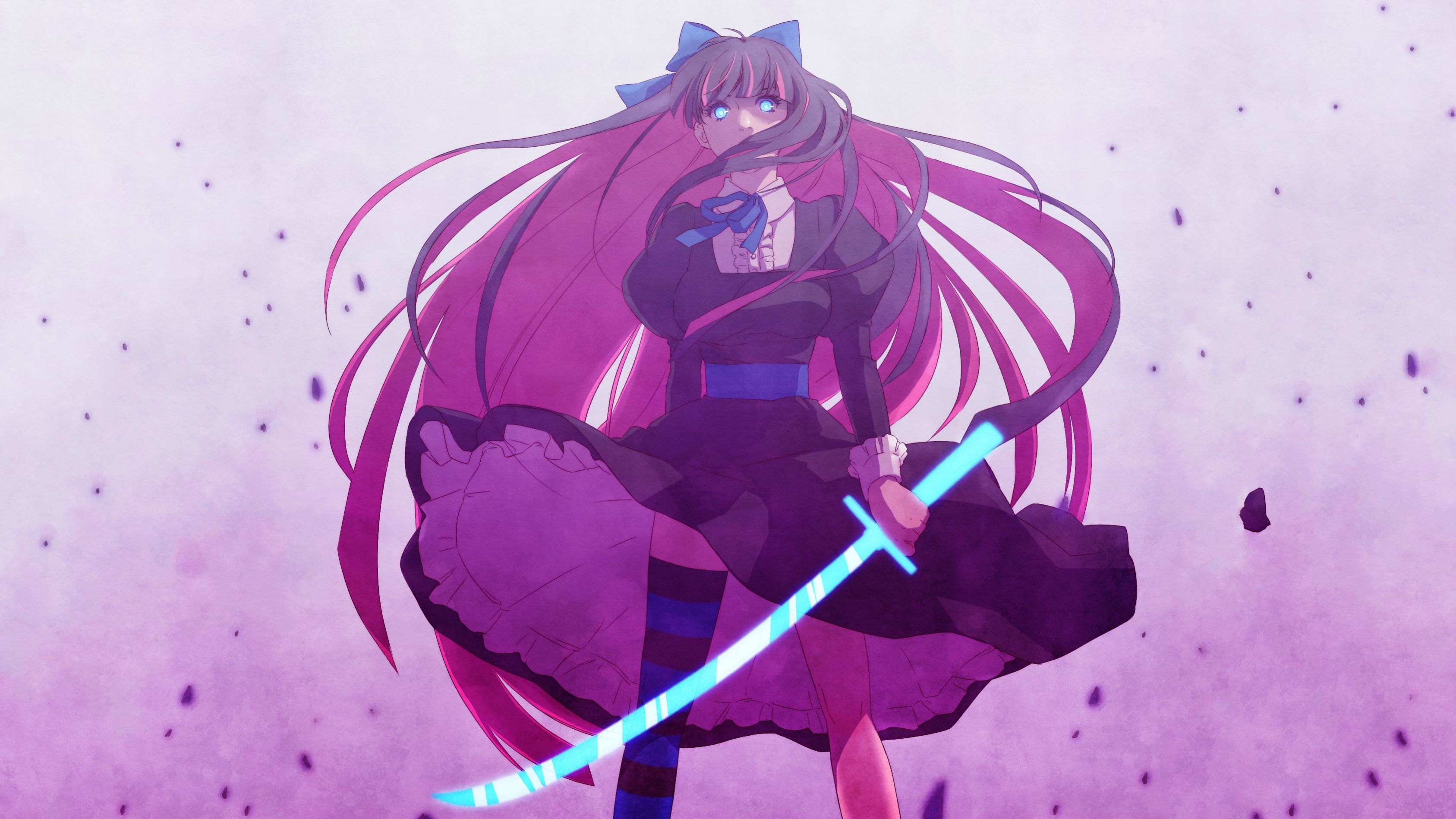 Stocking Anarchy with glowing sword HD Wallpaper