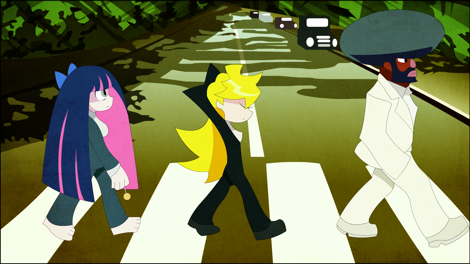 Stocking, Panty, and Garterbelt on Abbey Road HD Wallpaper