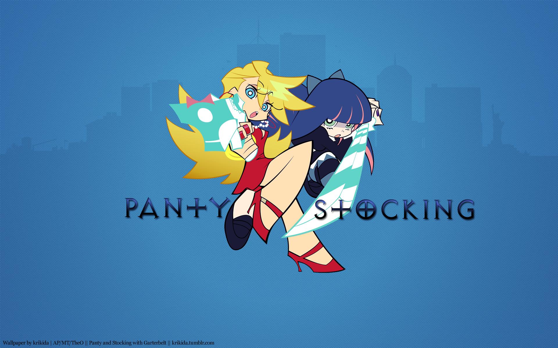 Panty and Stocking with Garterbelt Anime Title HD Wallpaper