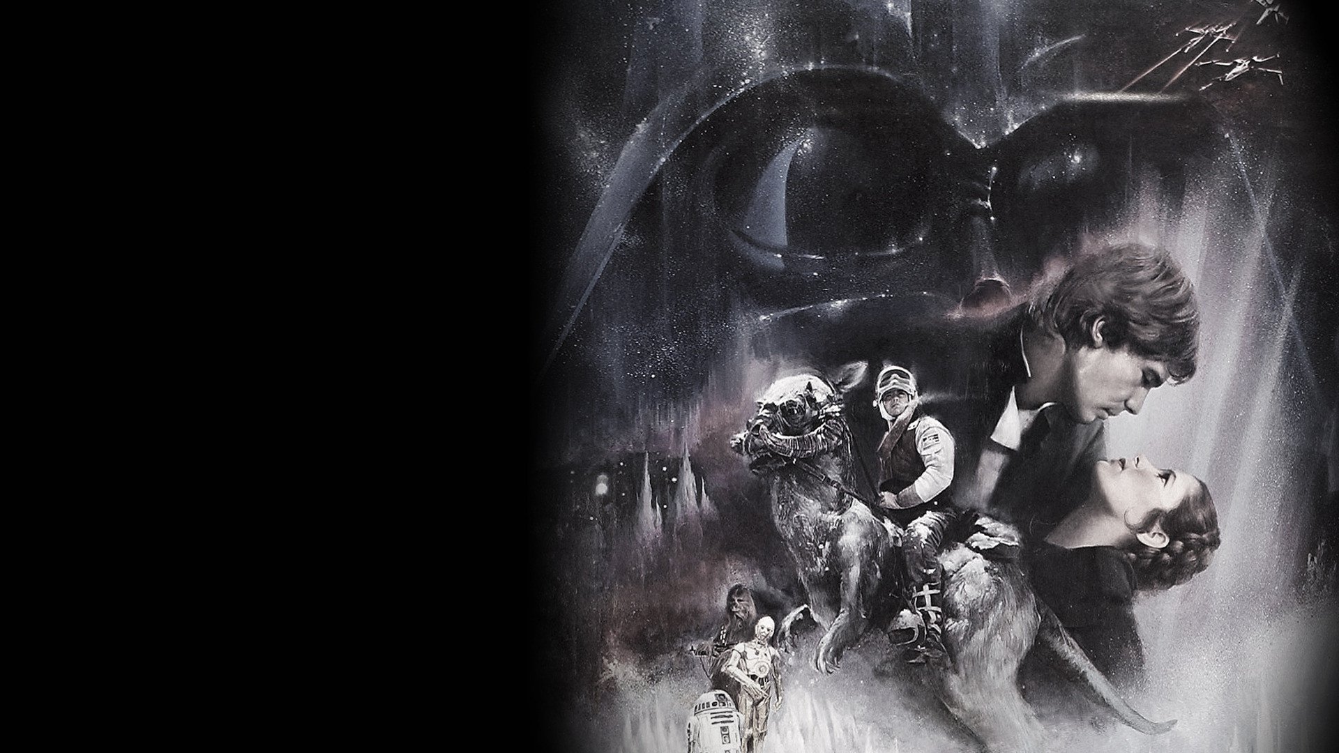 Princess Leia and Han Solo from Star Wars HD Wallpaper