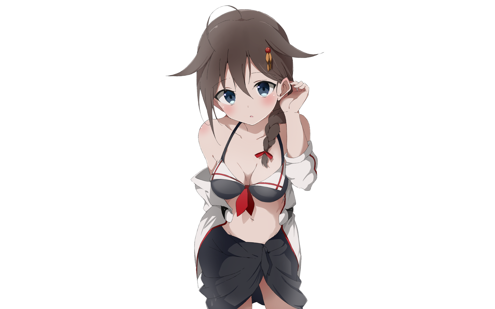 Shigure from Kancolle in a bikini HD Wallpaper