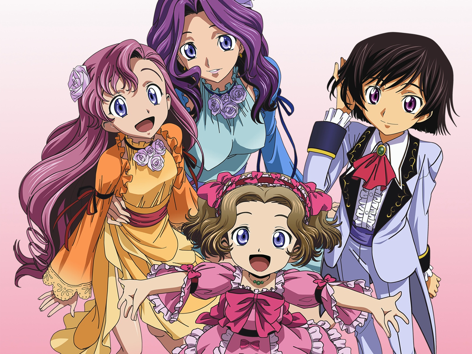 Nunnally Lamperouge and friends from Code Geass HD Wallpaper