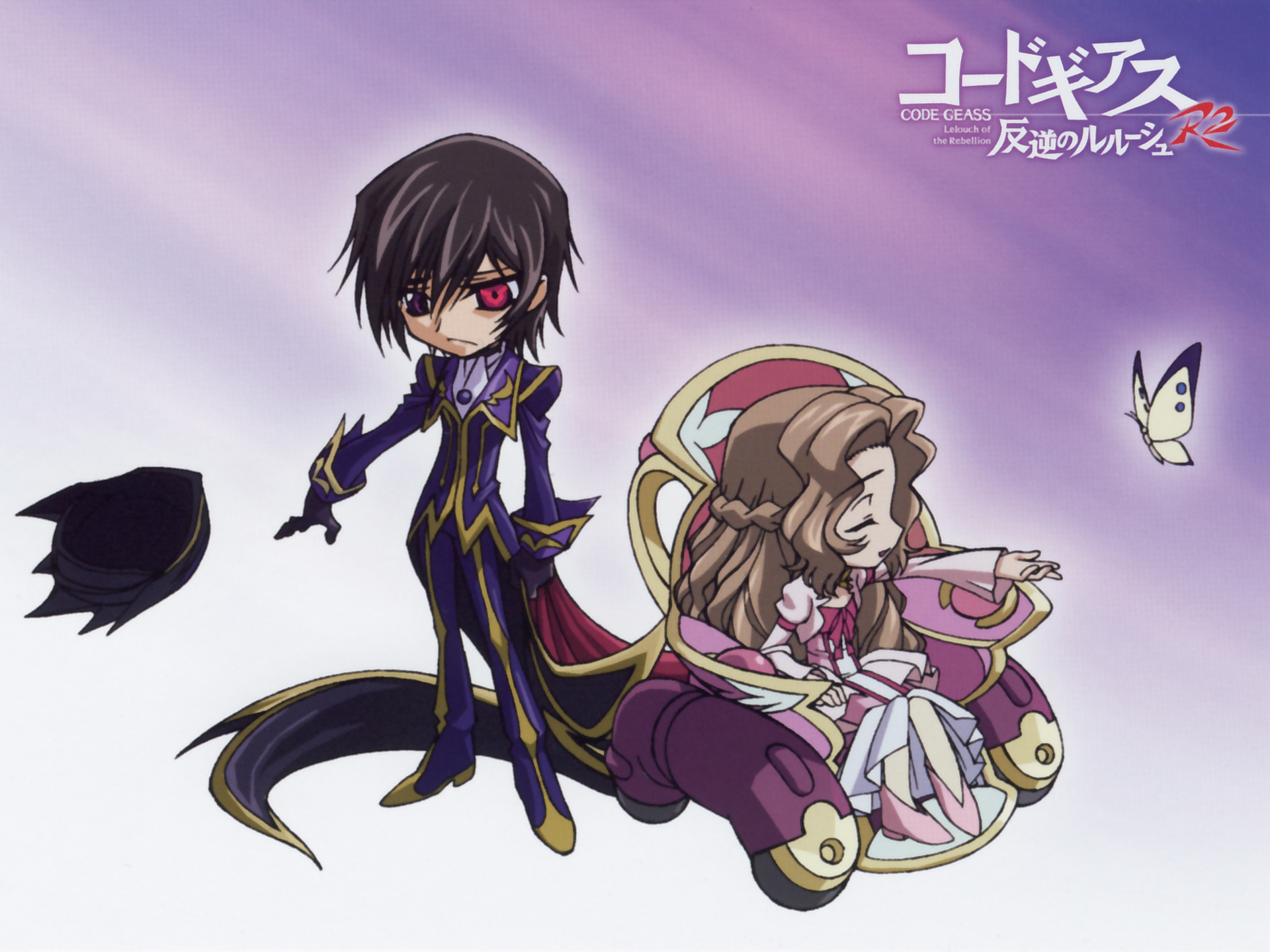 Lelouch and Nunnally from Code Geass HD Wallpaper