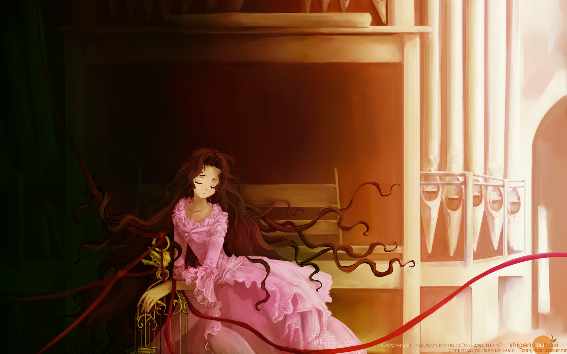 Nunnally Lamperouge from Code Geass HD Wallpaper