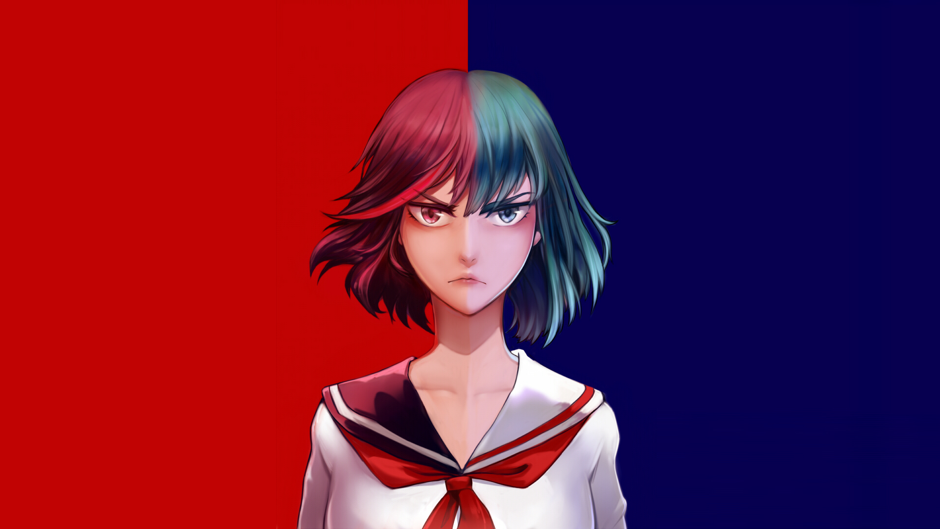 Satsuki Kiryuin from Kill la Kill HD Wallpaper