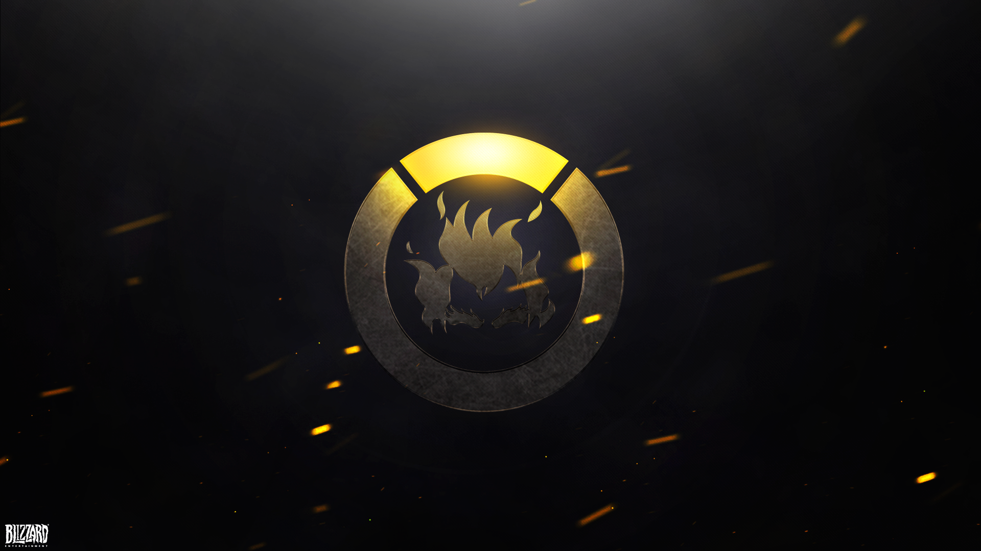 Junkrat from Overwatch logo HD Wallpaper