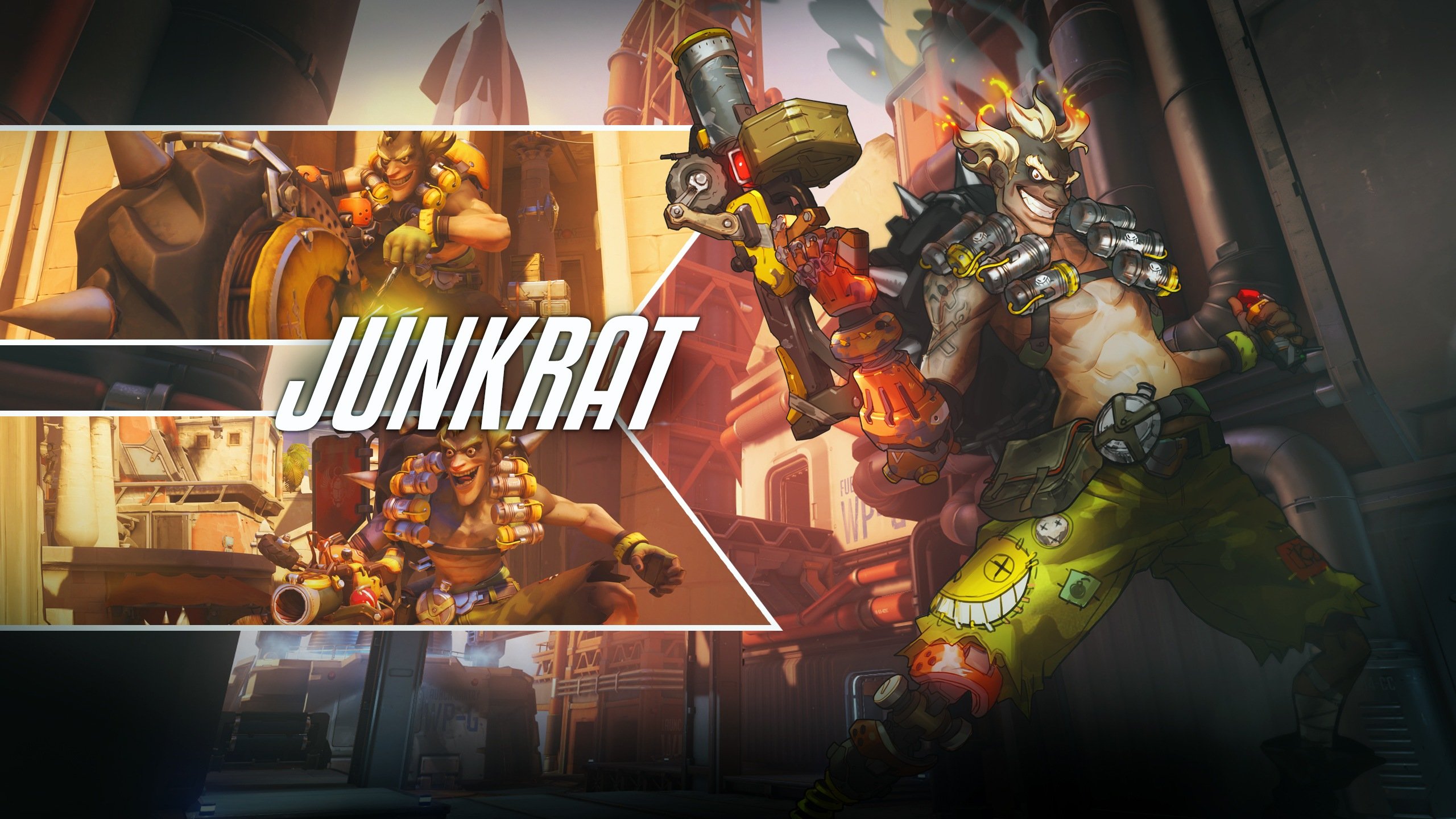 Junkrat from Overwatch HD Wallpaper