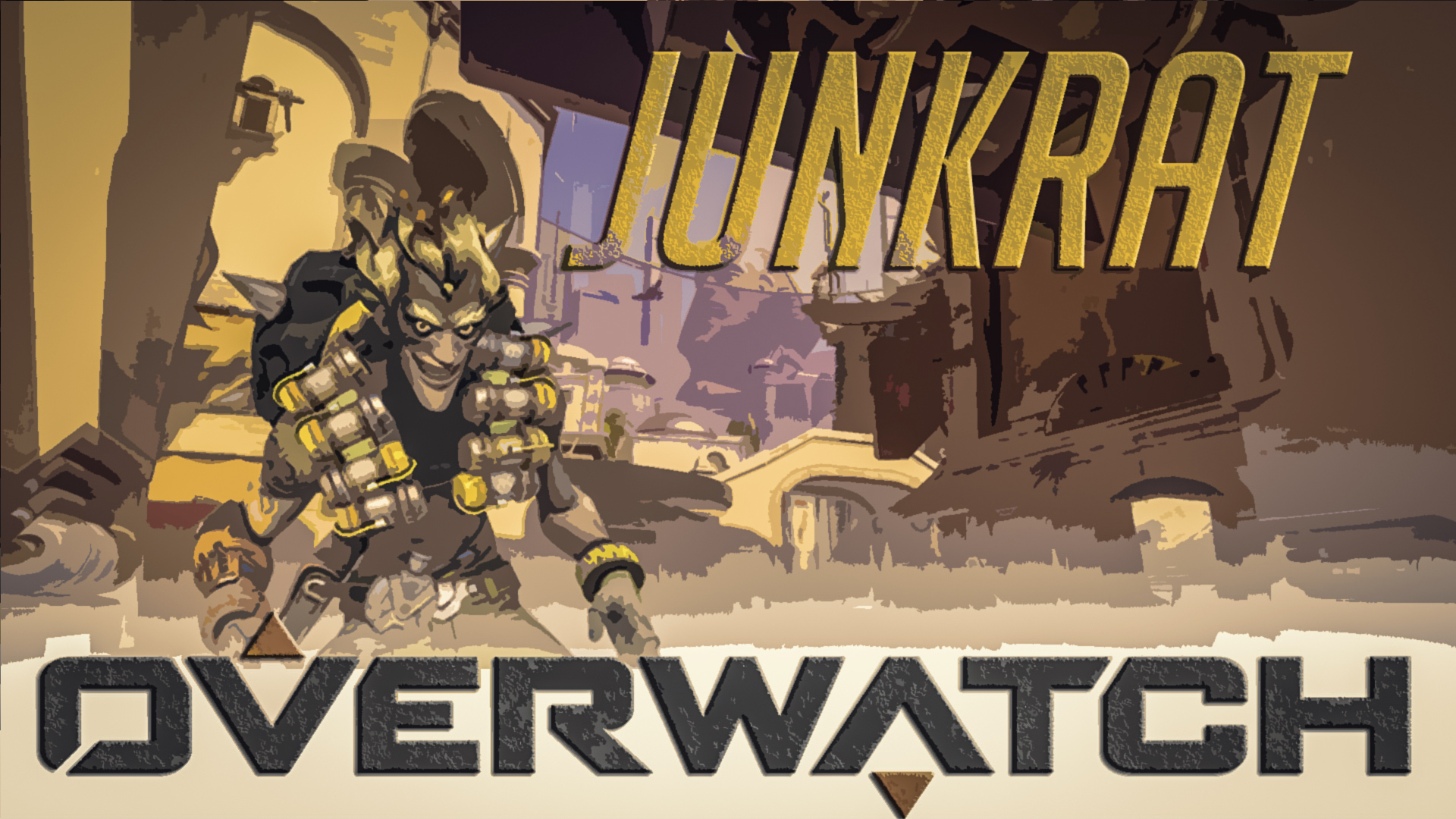 Junkrat from Overwatch HD Wallpaper