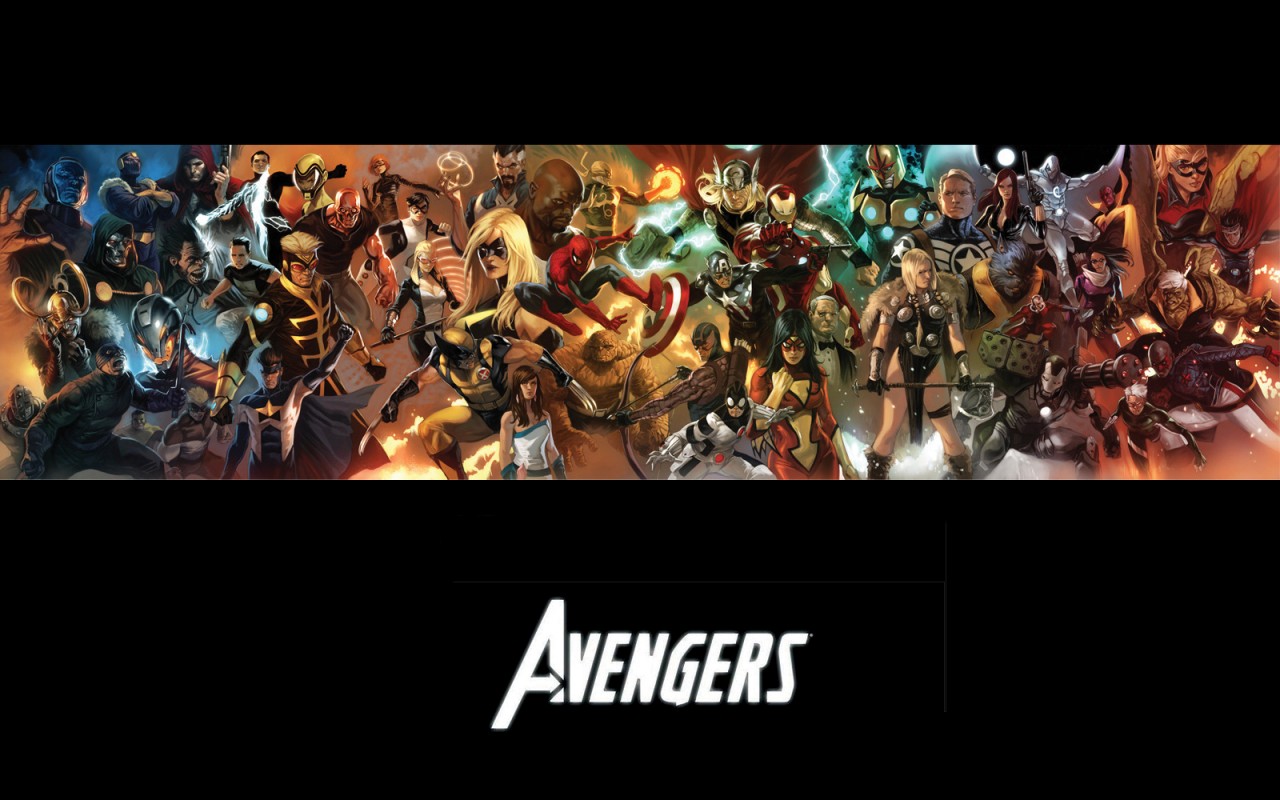 Avengers Assemble with Ms. Marvel HD Wallpaper