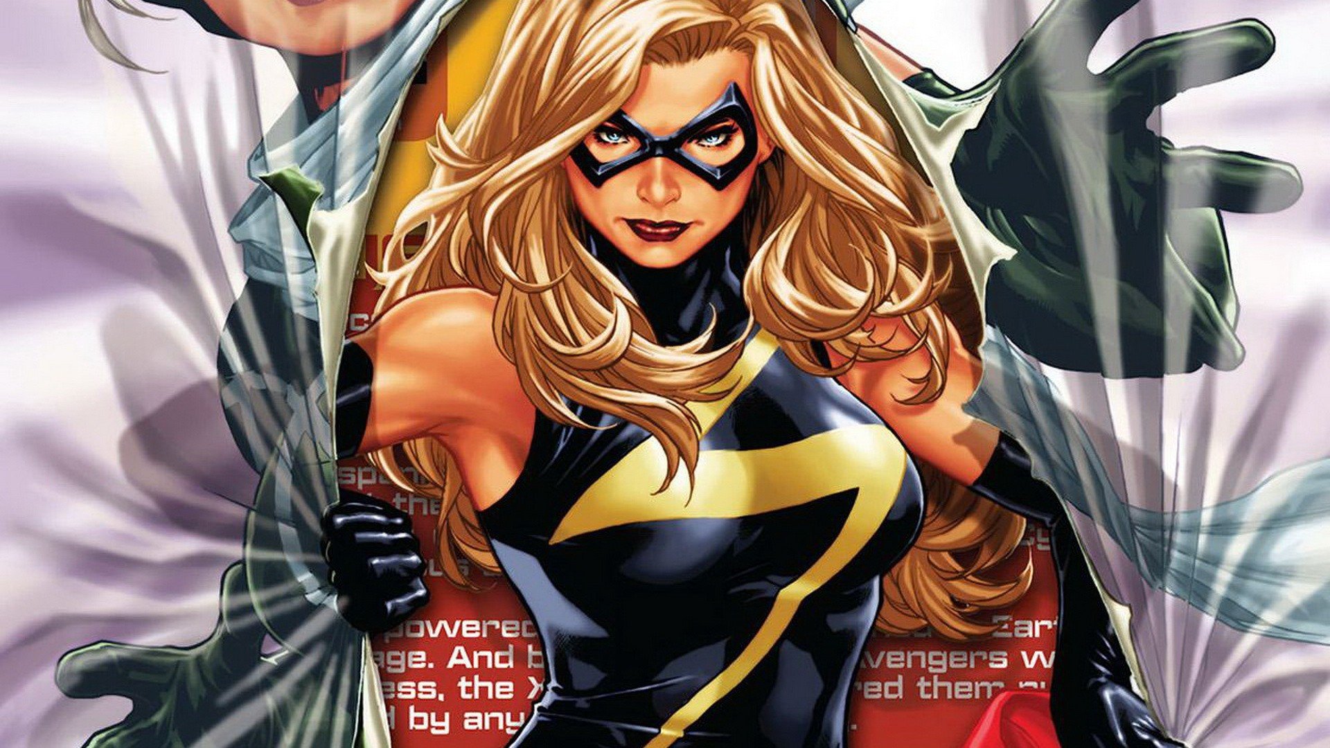 Ms. Marvel from Marvel Comics HD Wallpaper