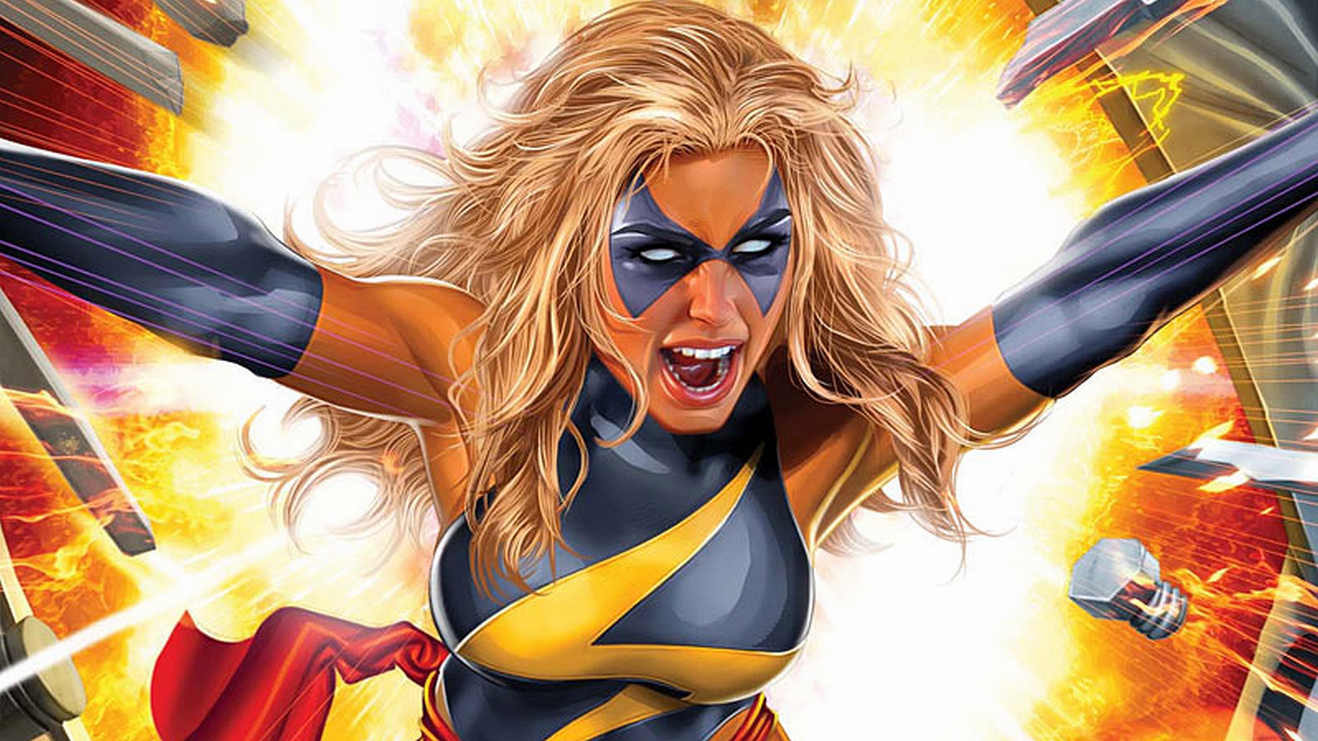 Ms. Marvel from Marvel Comics HD Wallpaper