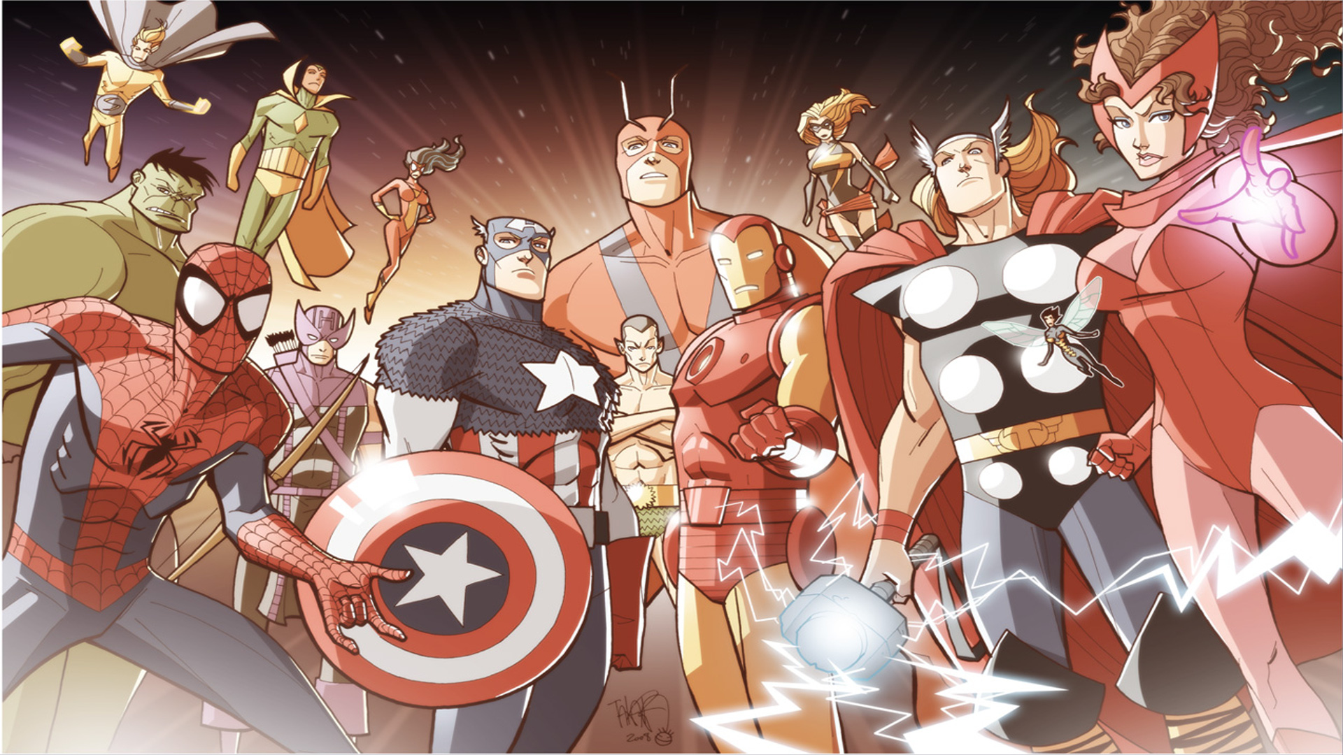 Avengers from Marvel Comics HD Wallpaper