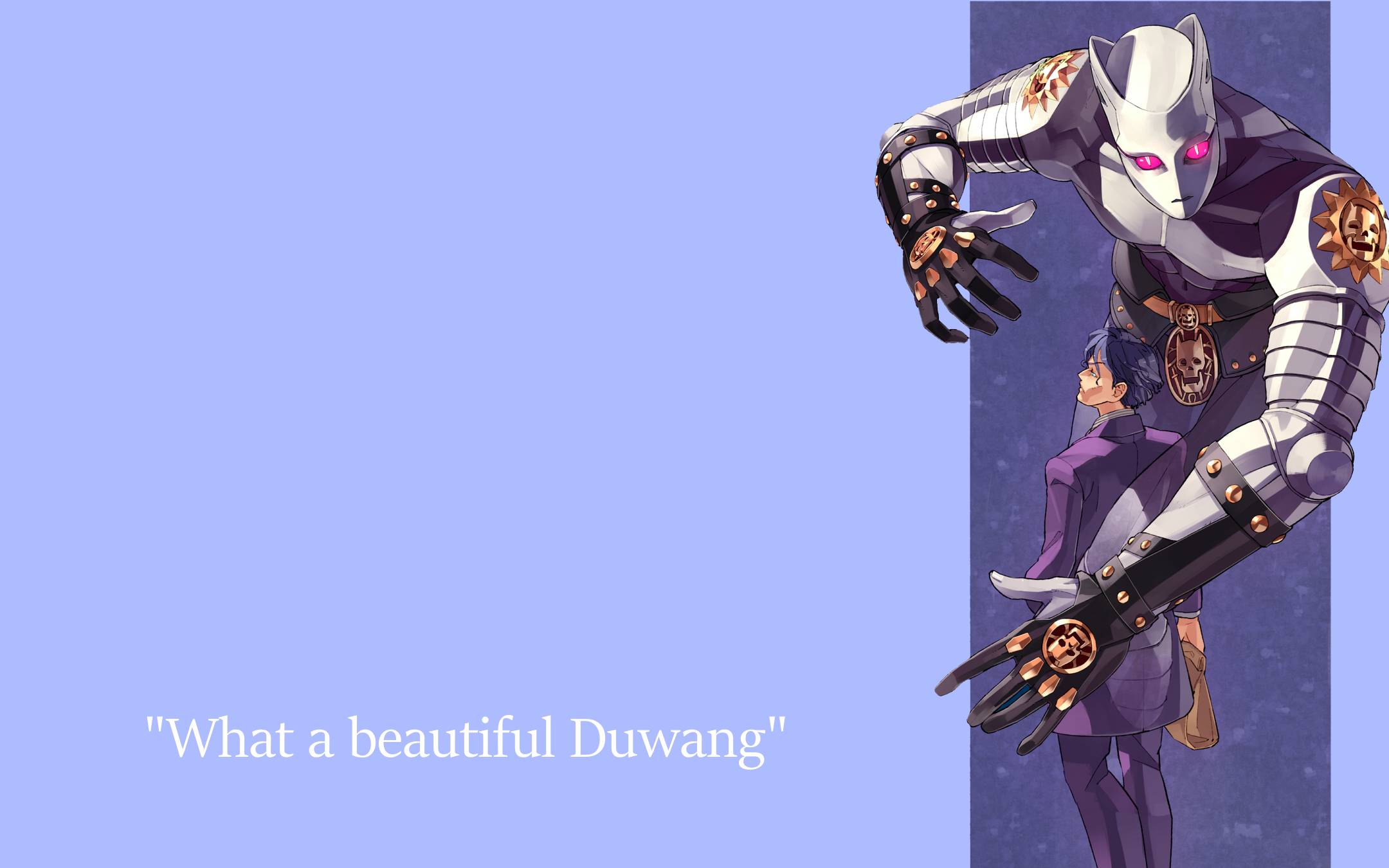 Yoshikage Kira and Killer Queen from JoJo's Bizarre Adventure HD Wallpaper