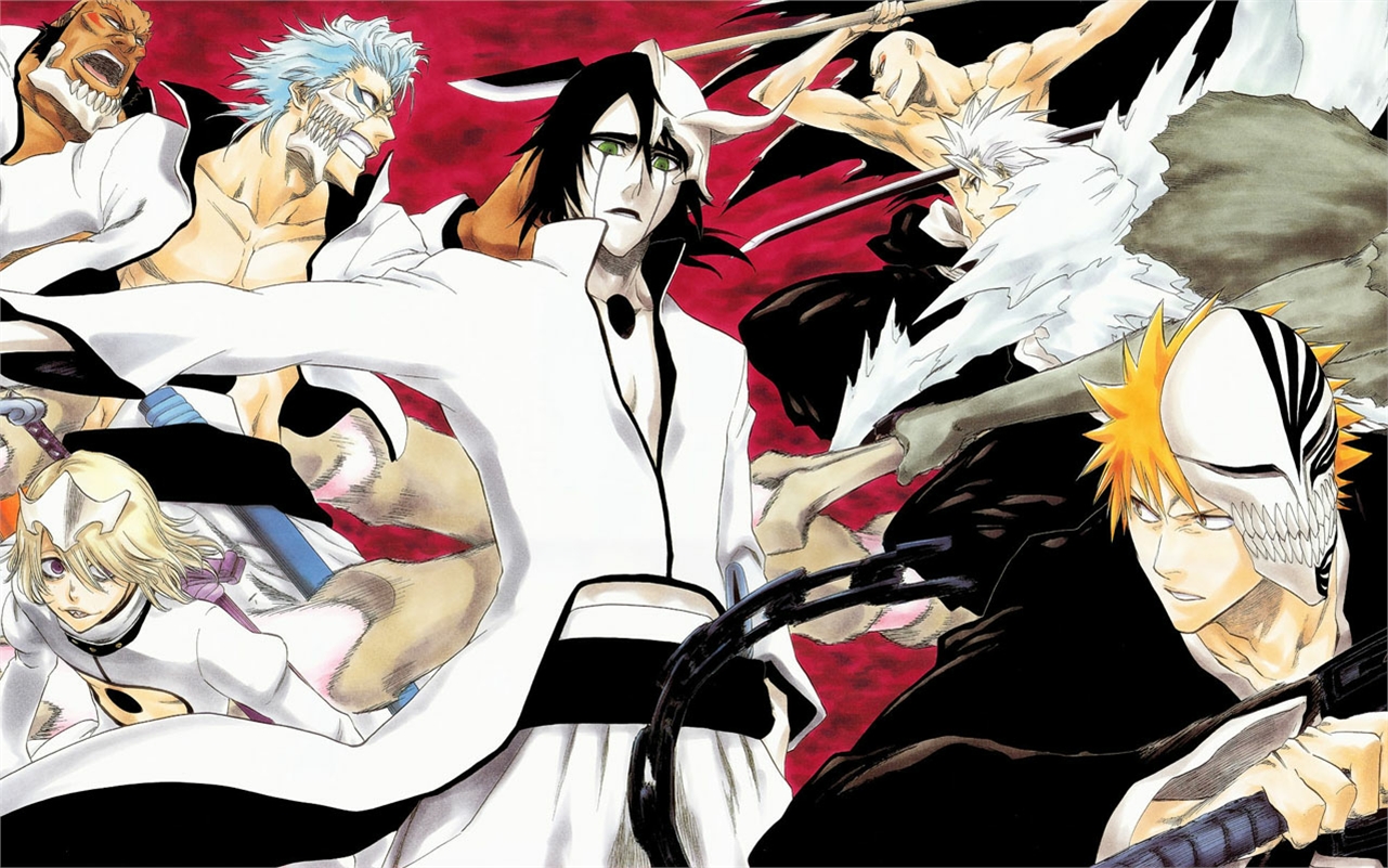 Bleach characters in battle HD Wallpaper