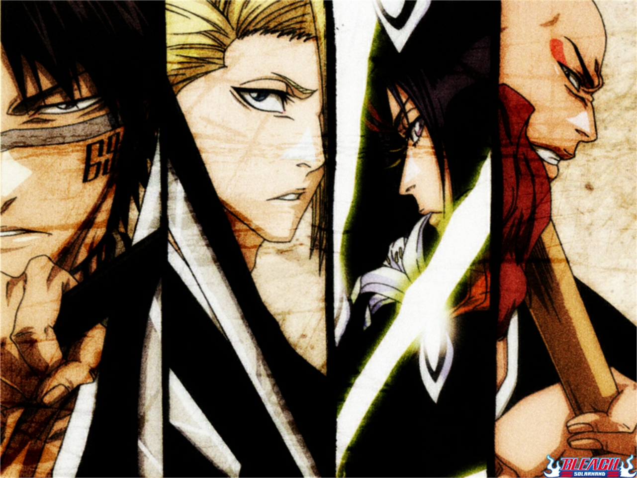 Ikkaku Madarame and other Bleach characters HD Wallpaper