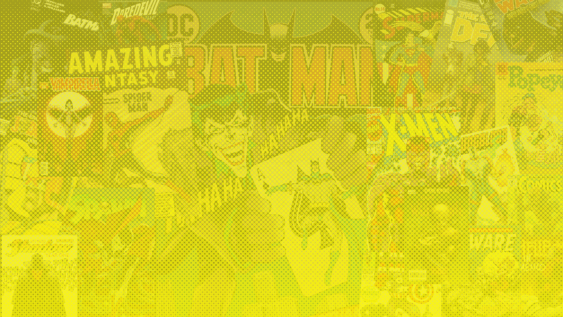 Collage of Comic Book Covers HD Wallpaper