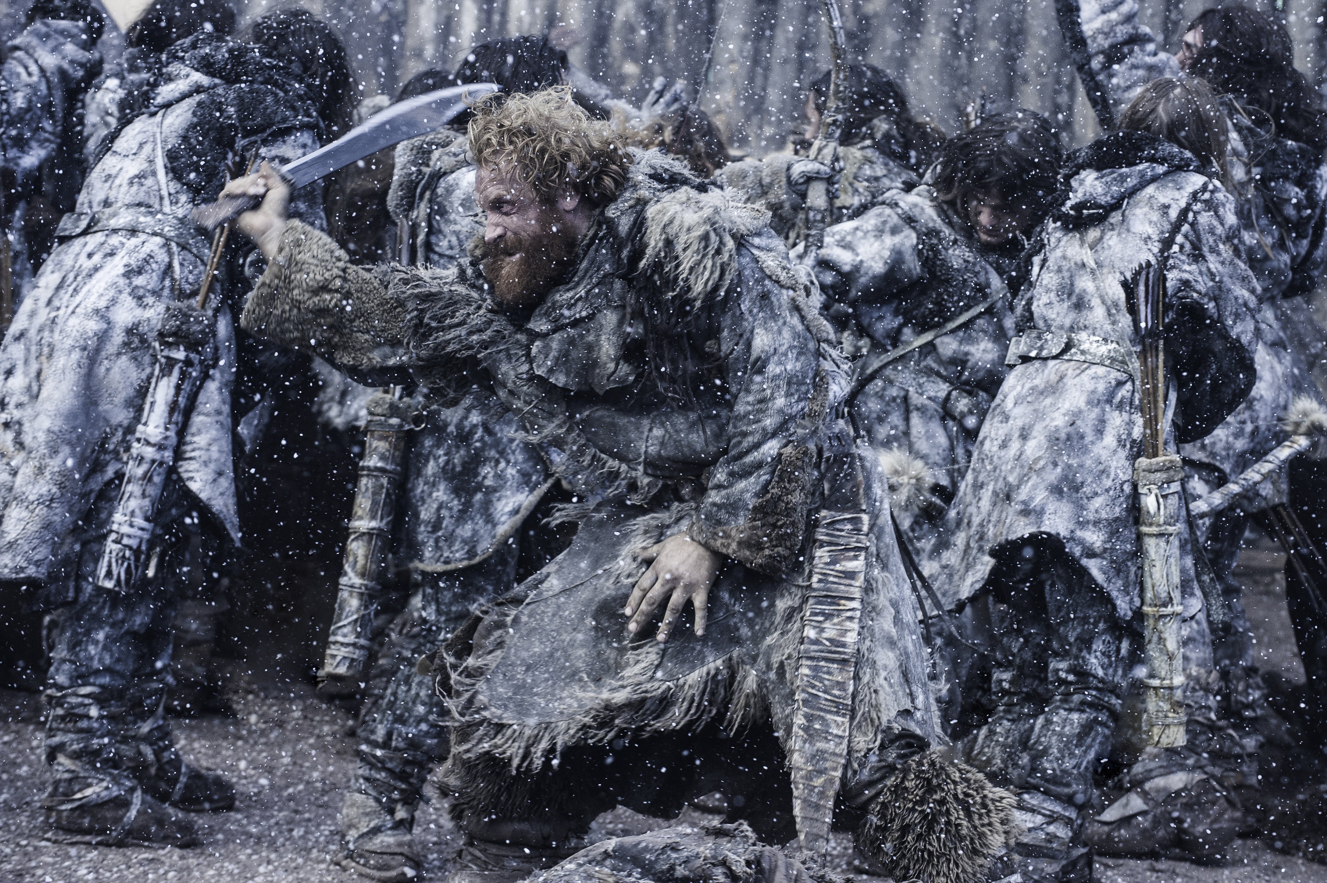 Tormund Giantsbane in battle HD Wallpaper
