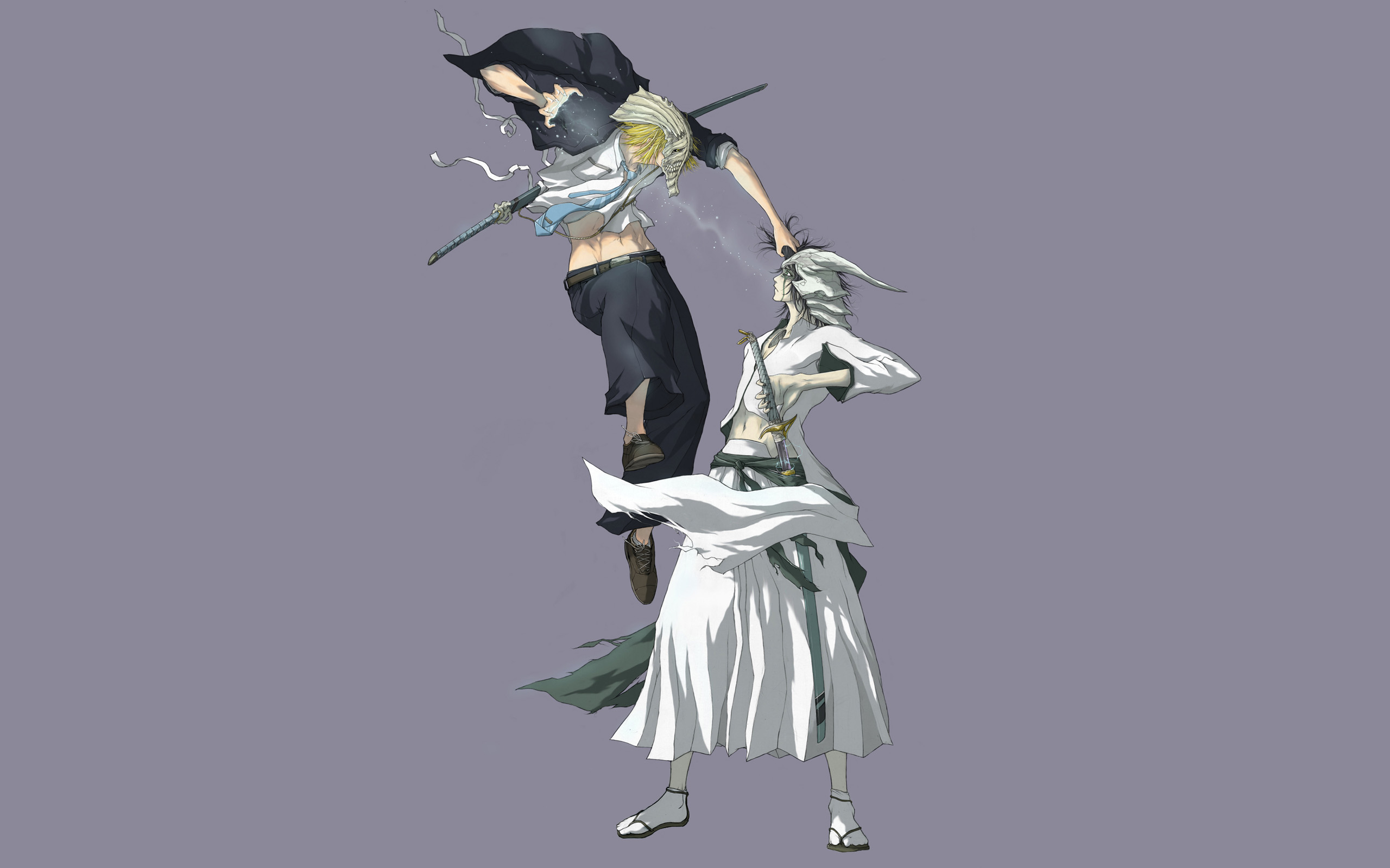 Shinji Hirako and Sosuke Aizen from Bleach HD Wallpaper