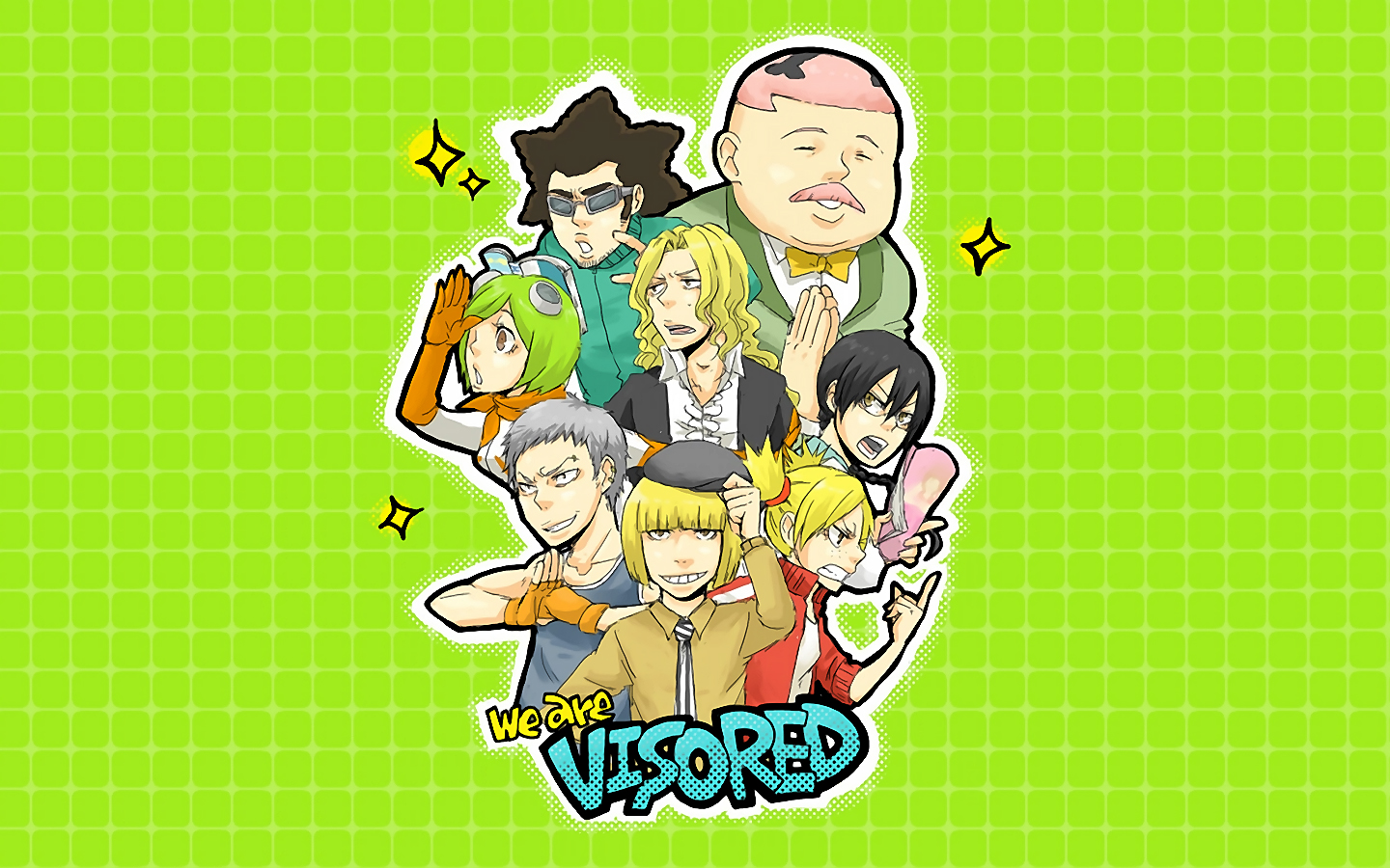Shinji Hirako and other characters from Visored HD Wallpaper