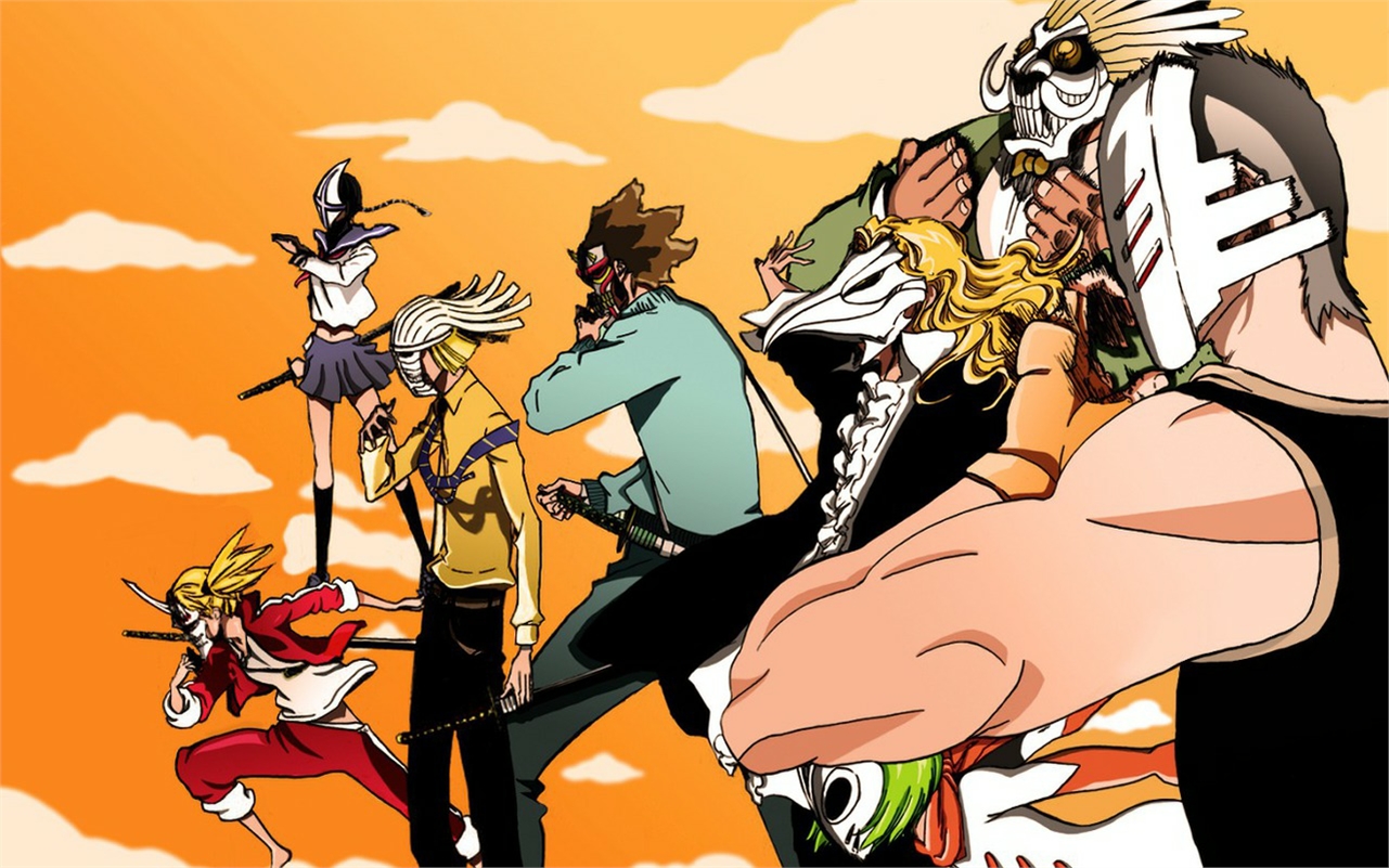 Shinji Hirako and other Arrancars from Bleach HD Wallpaper