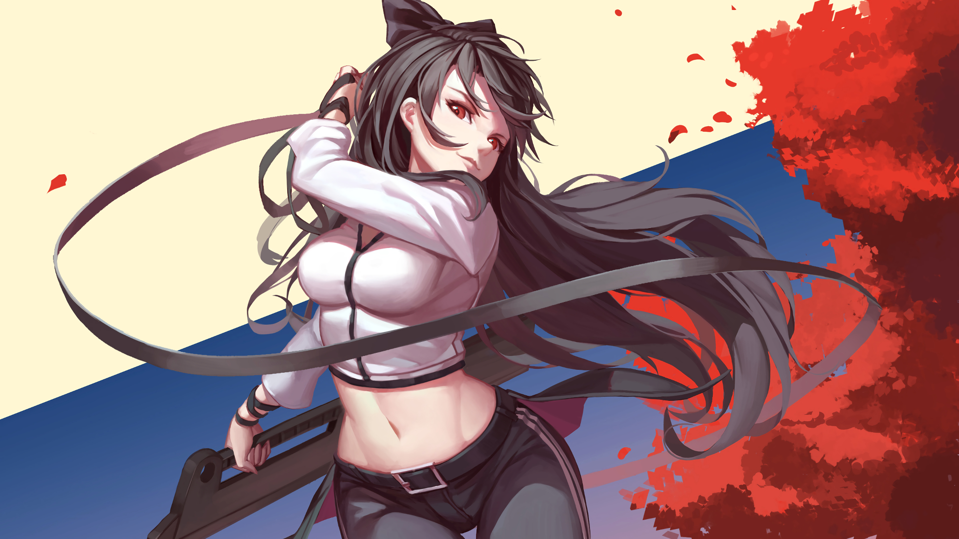 Blake Belladonna holding a weapon HD Wallpaper