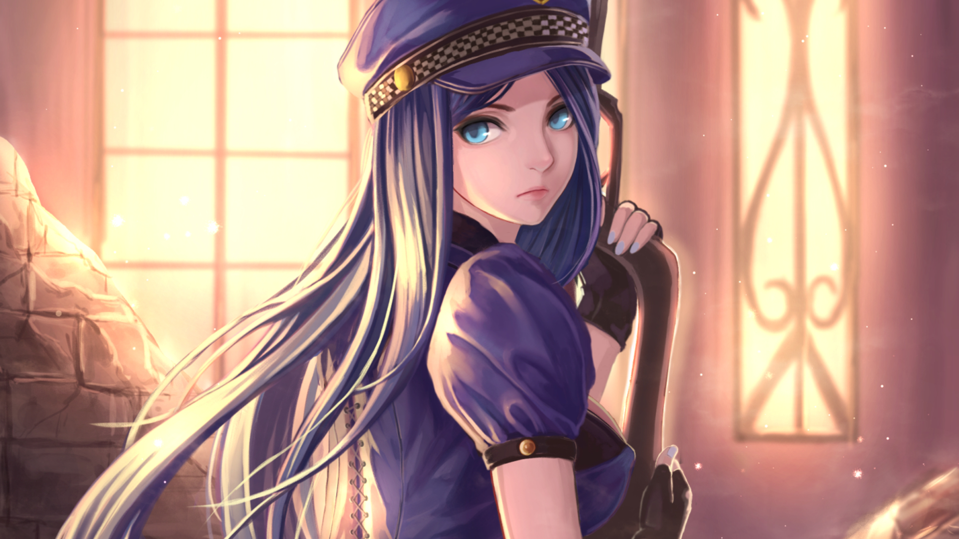 Caitlyn from League of Legends HD Wallpaper