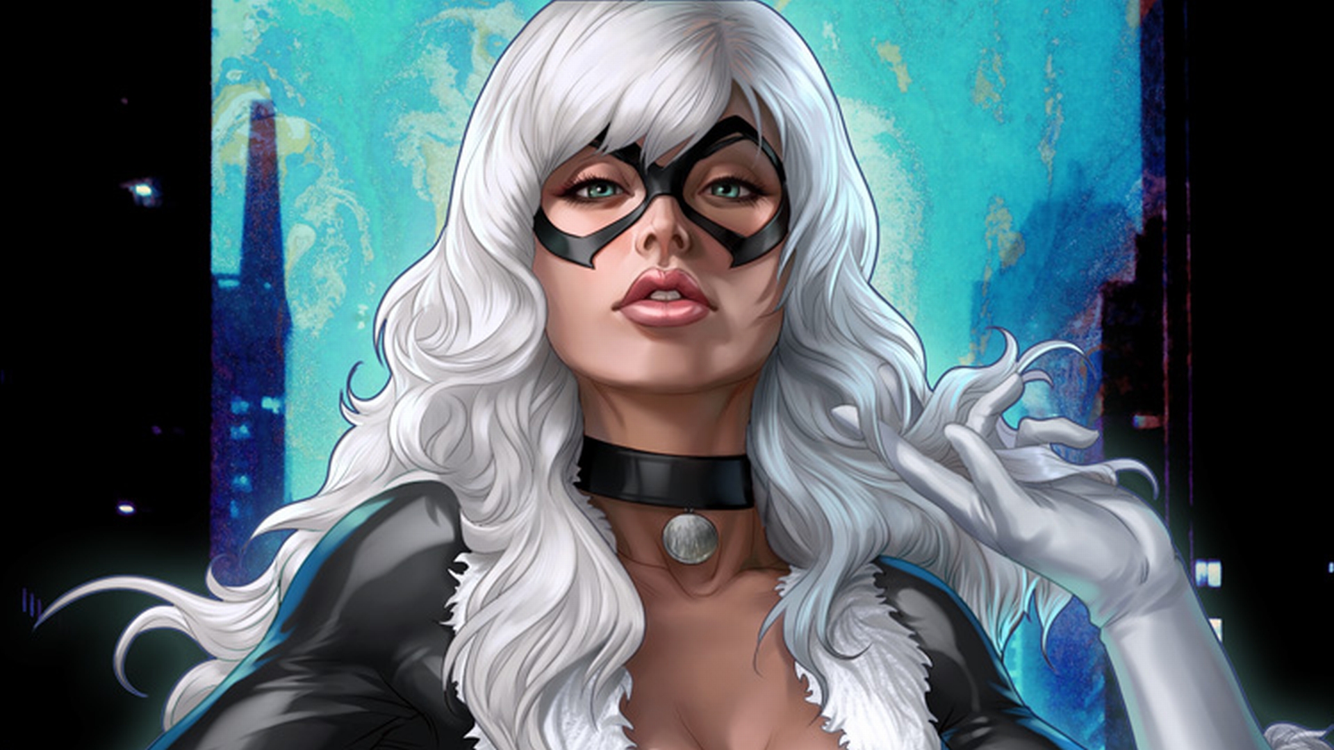Black Cat from Marvel Comics HD Wallpaper