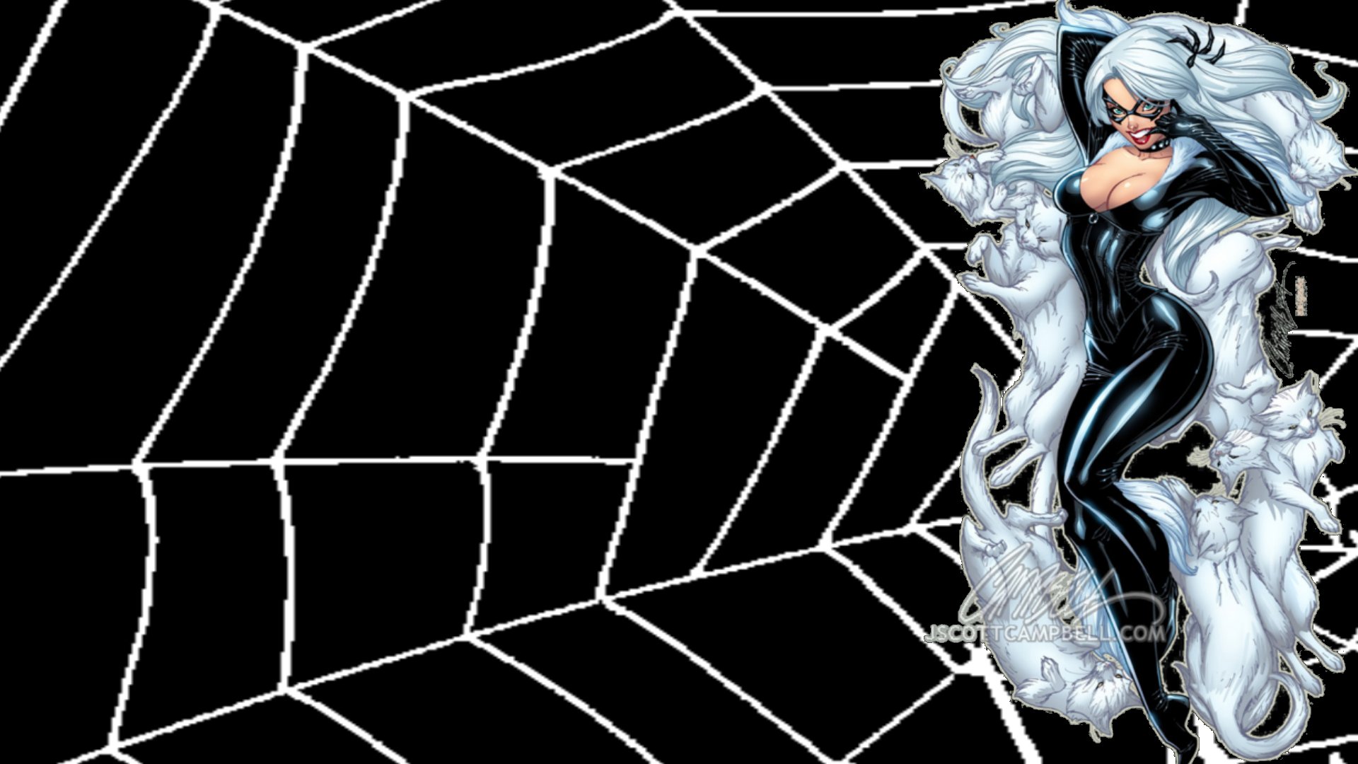 Black Cat from Marvel Comics HD Wallpaper