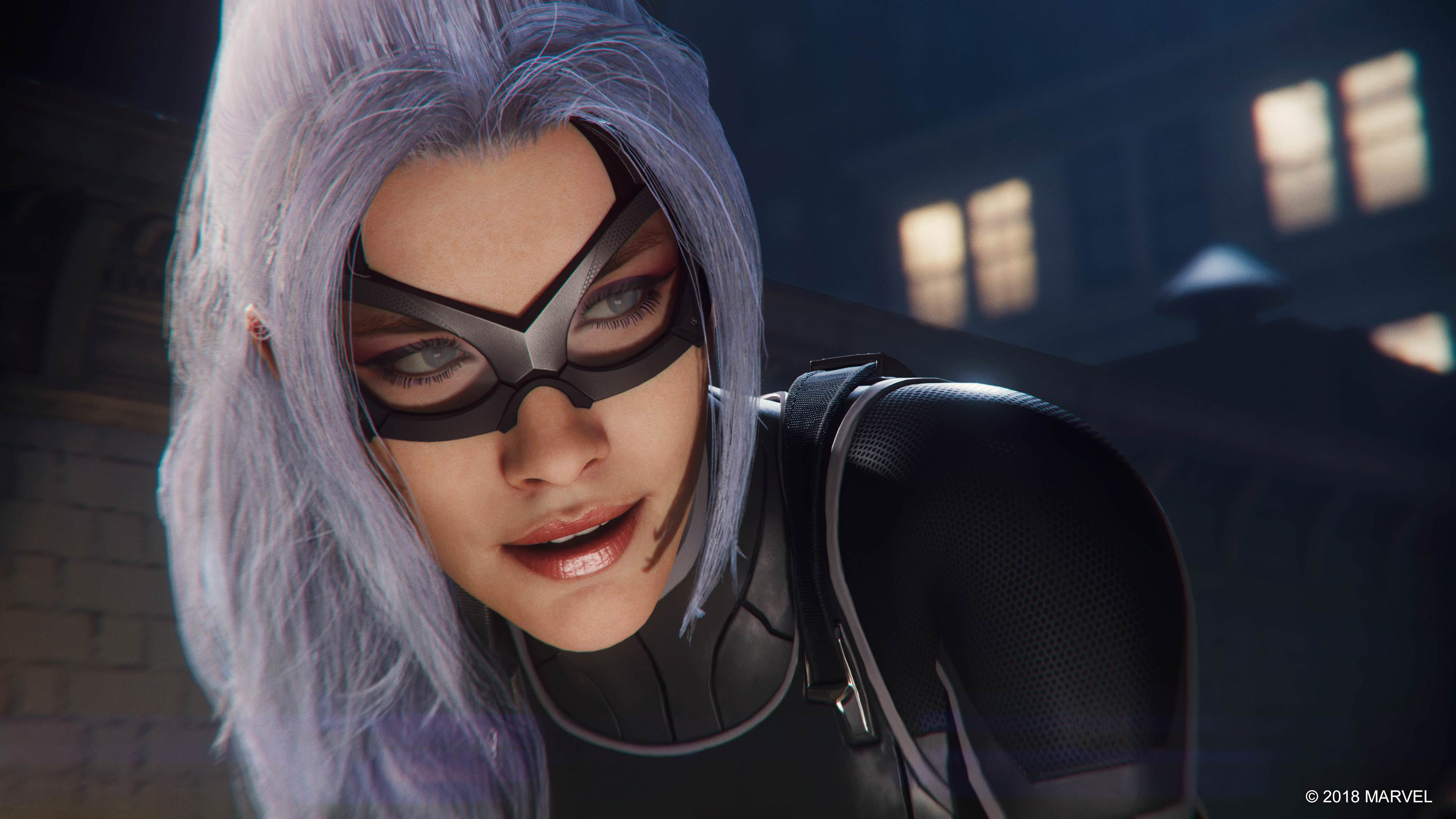 Black Cat from Marvel's Spider-Man HD Wallpaper