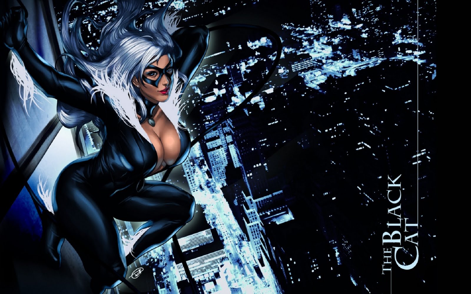 Black Cat from Marvel Comics HD Wallpaper
