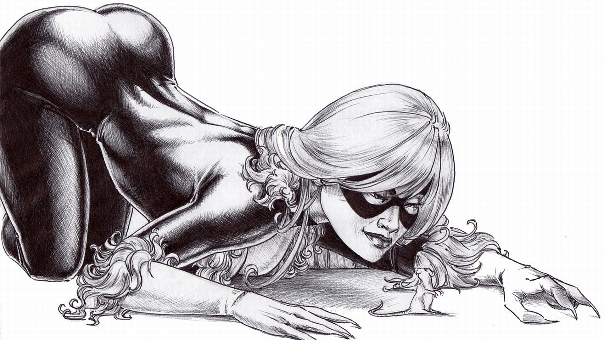 Black Cat from Marvel Comics HD Wallpaper