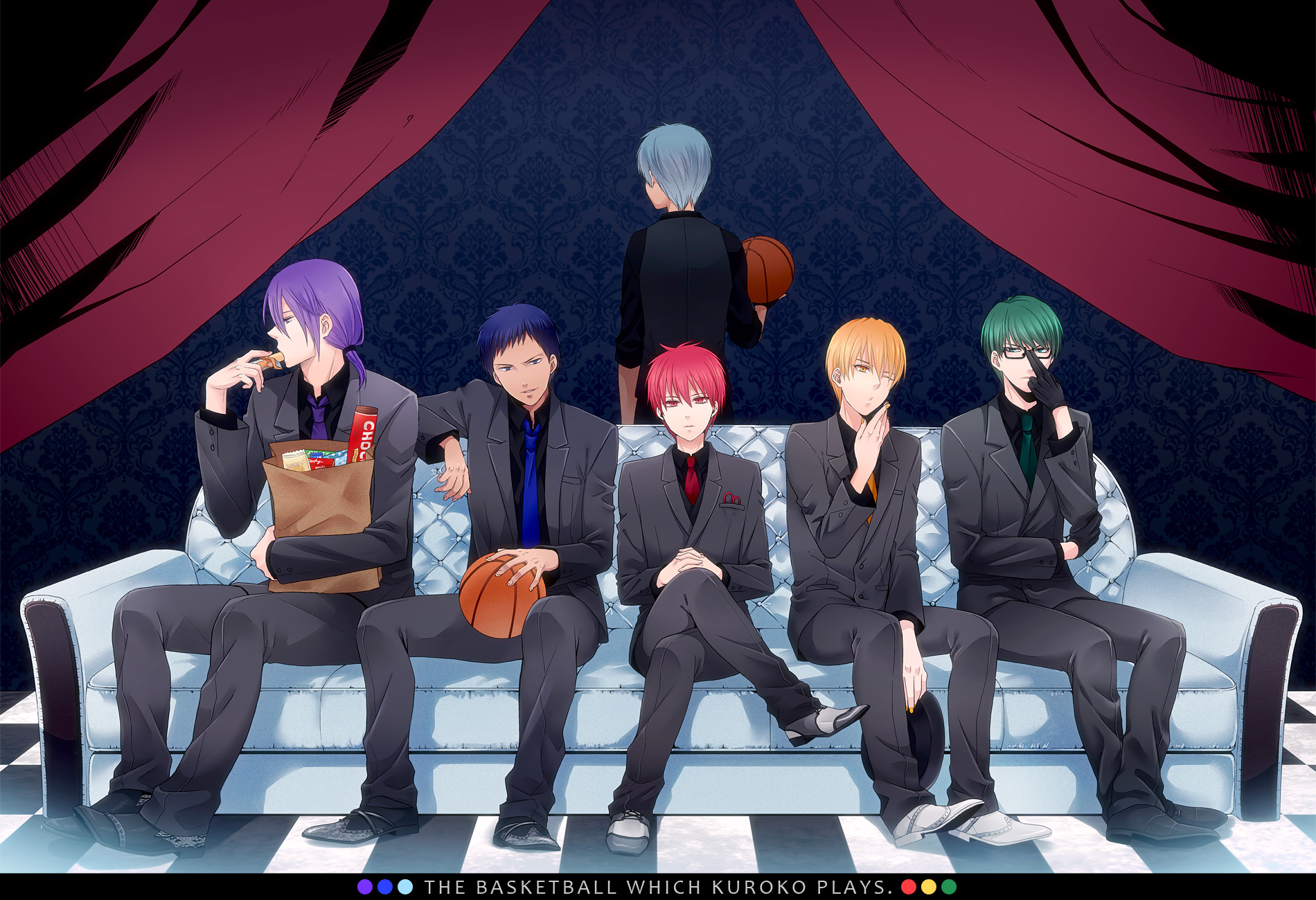 The Basketball Which Kuroko Plays. characters HD Wallpaper