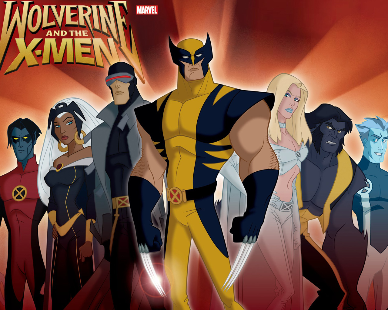 Wolverine and the X-Men characters HD Wallpaper