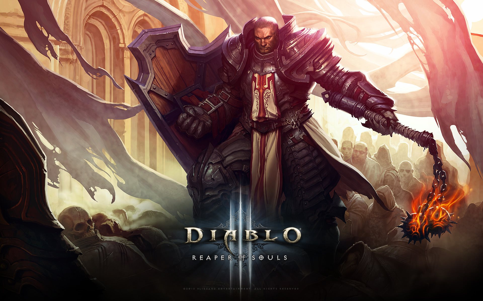 Crusader from Diablo III Reaper of Souls HD Wallpaper