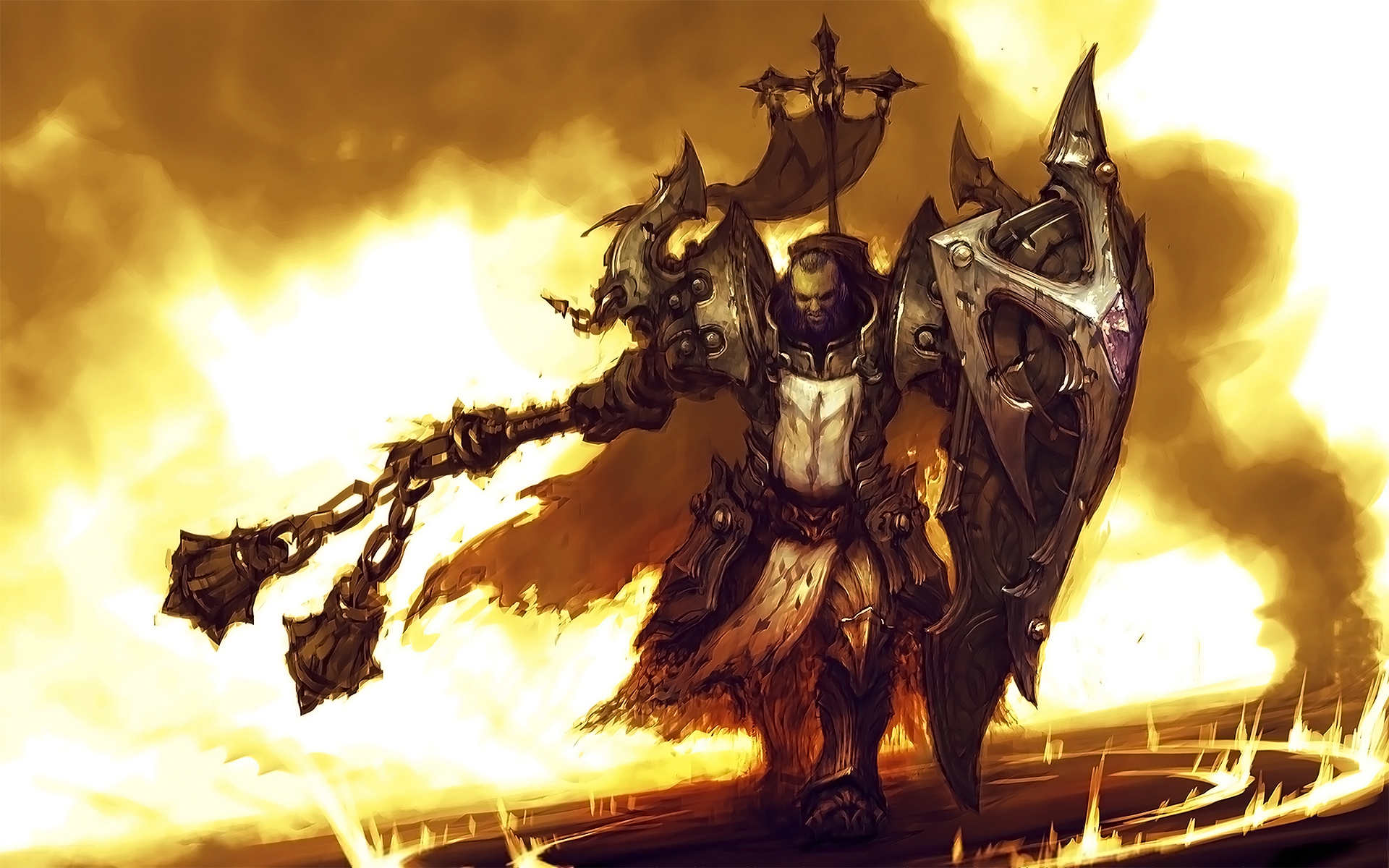 Crusader from Diablo III HD Wallpaper