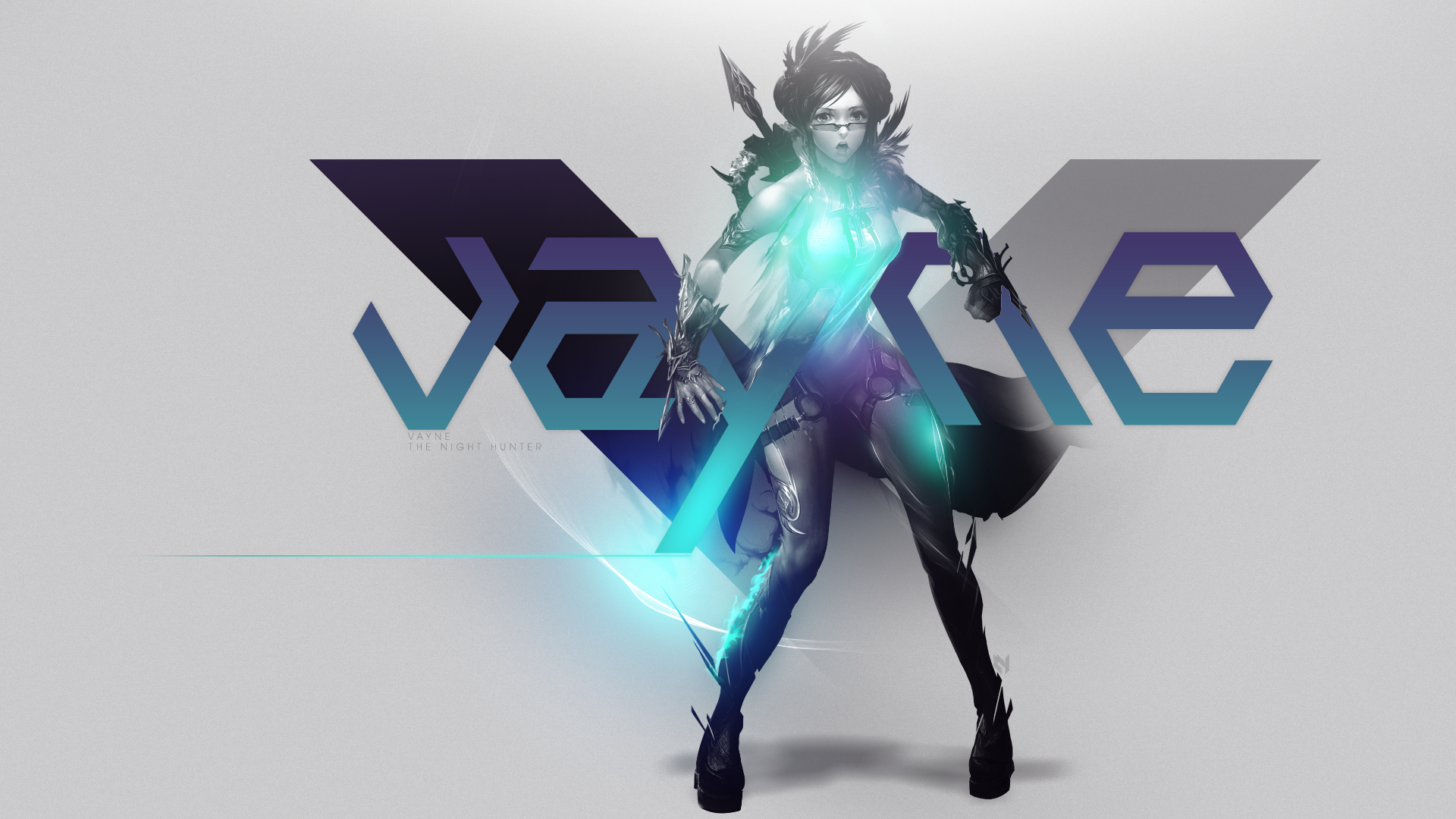 Vayne The Night Hunter from League of Legends HD Wallpaper