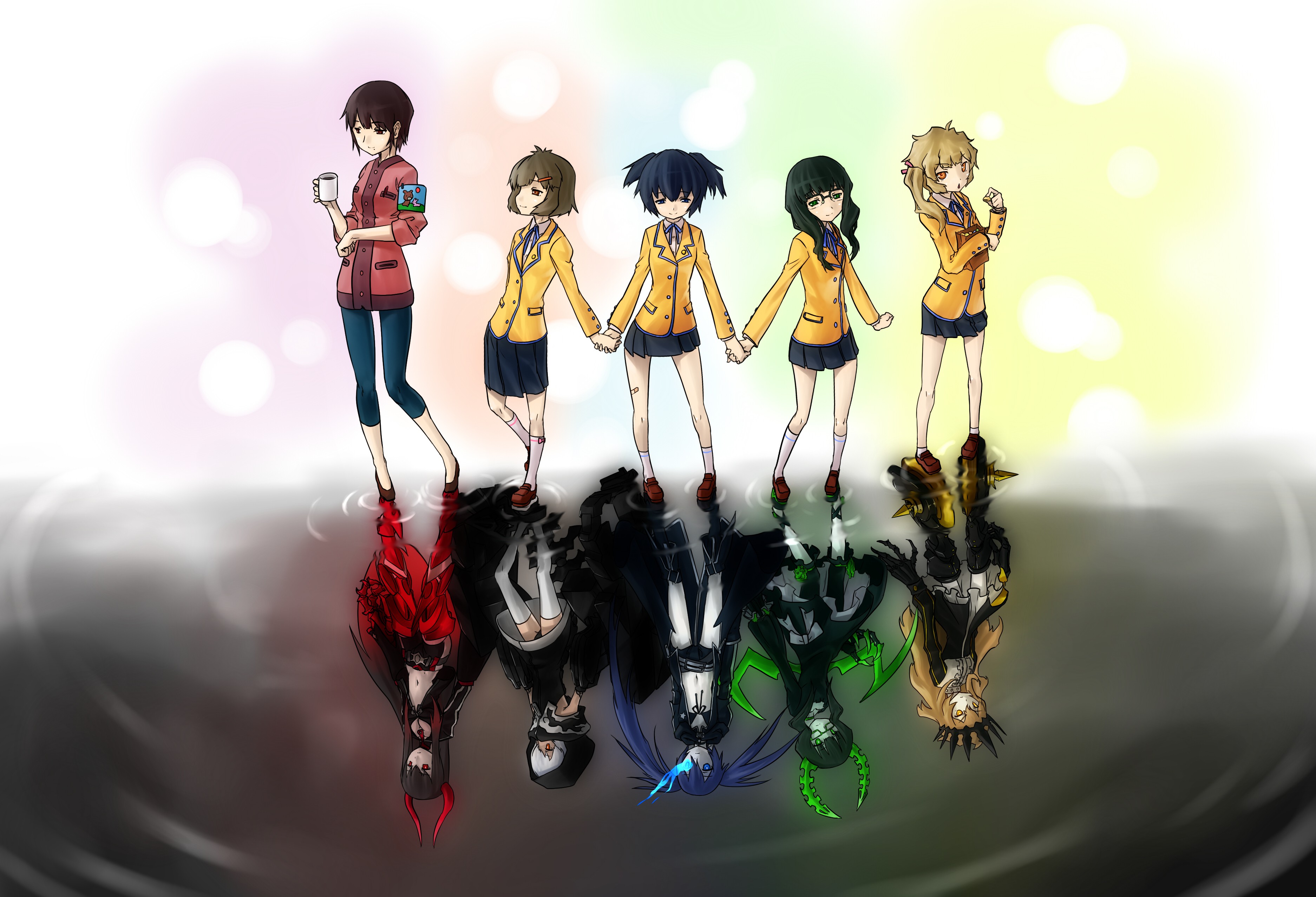 Mato Kuroi and her alternate selves HD Wallpaper