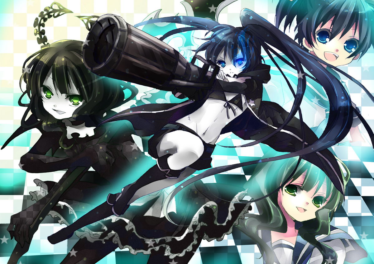 Black Rock Shooter and friends HD Wallpaper