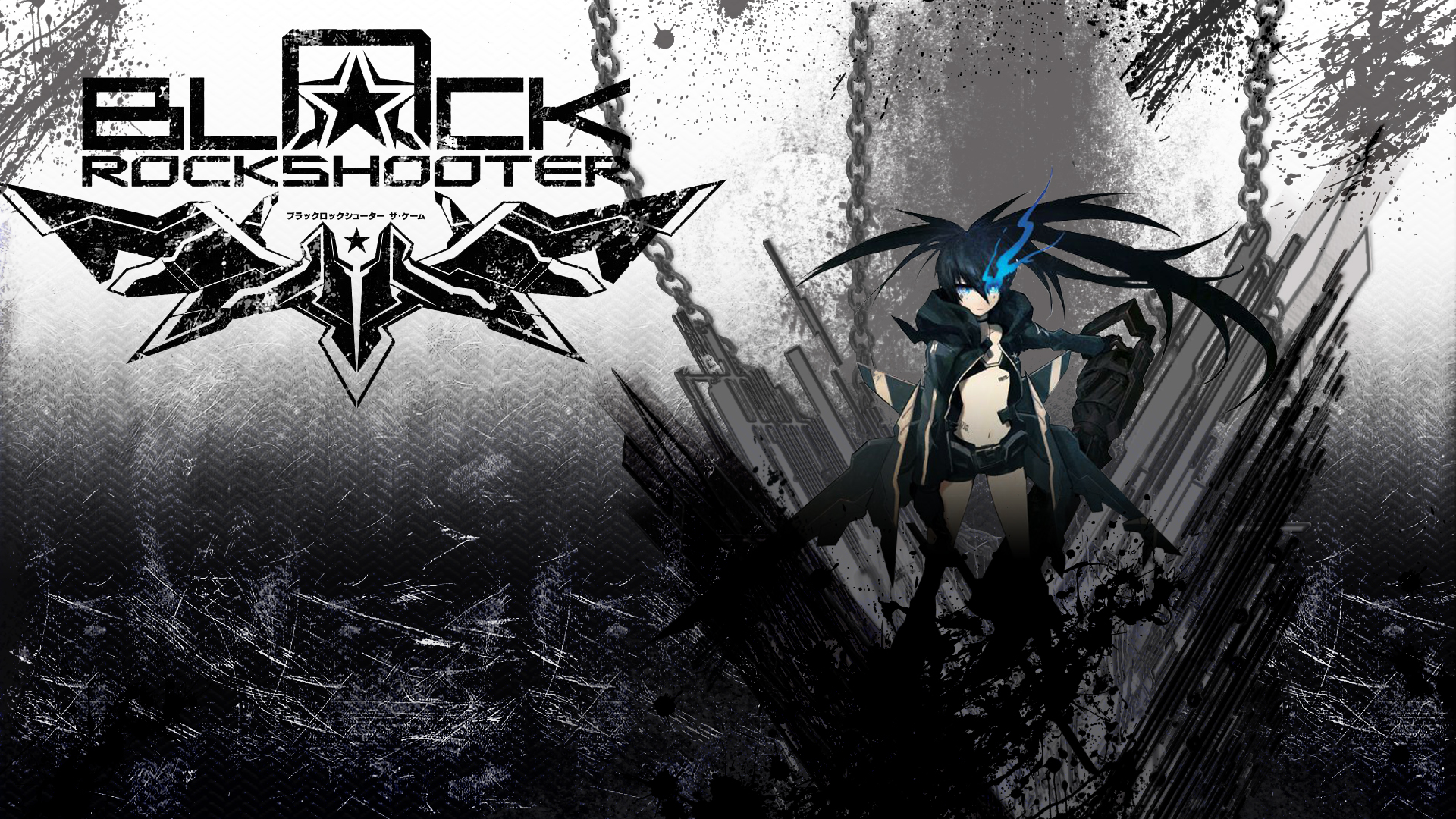 Black Rock Shooter The Game HD Wallpaper