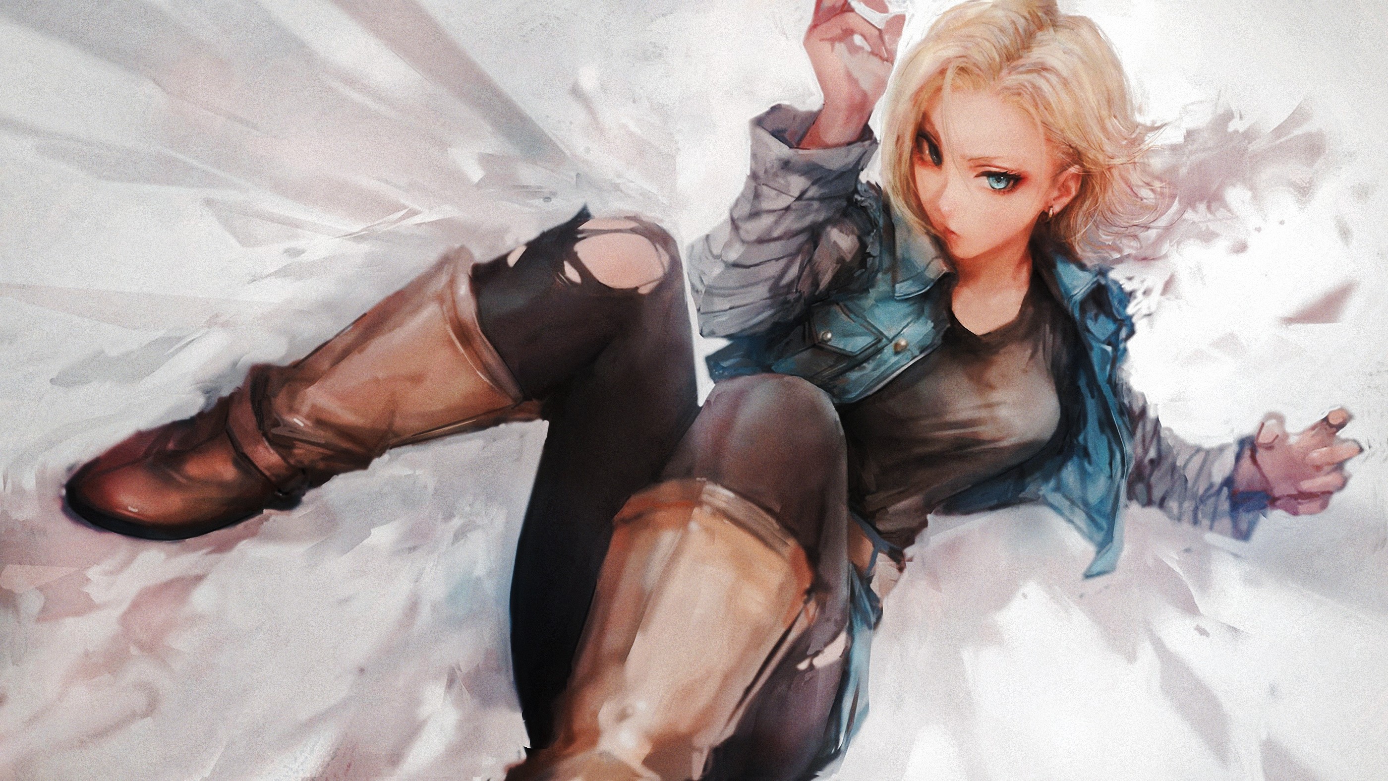 Android 18 from Dragon Ball HD Wallpaper