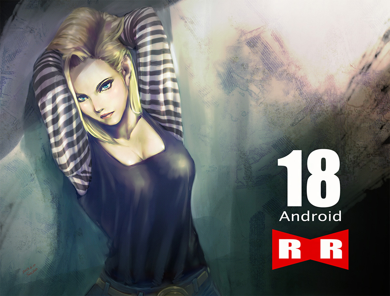 Android 18 from Dragon Ball HD Wallpaper