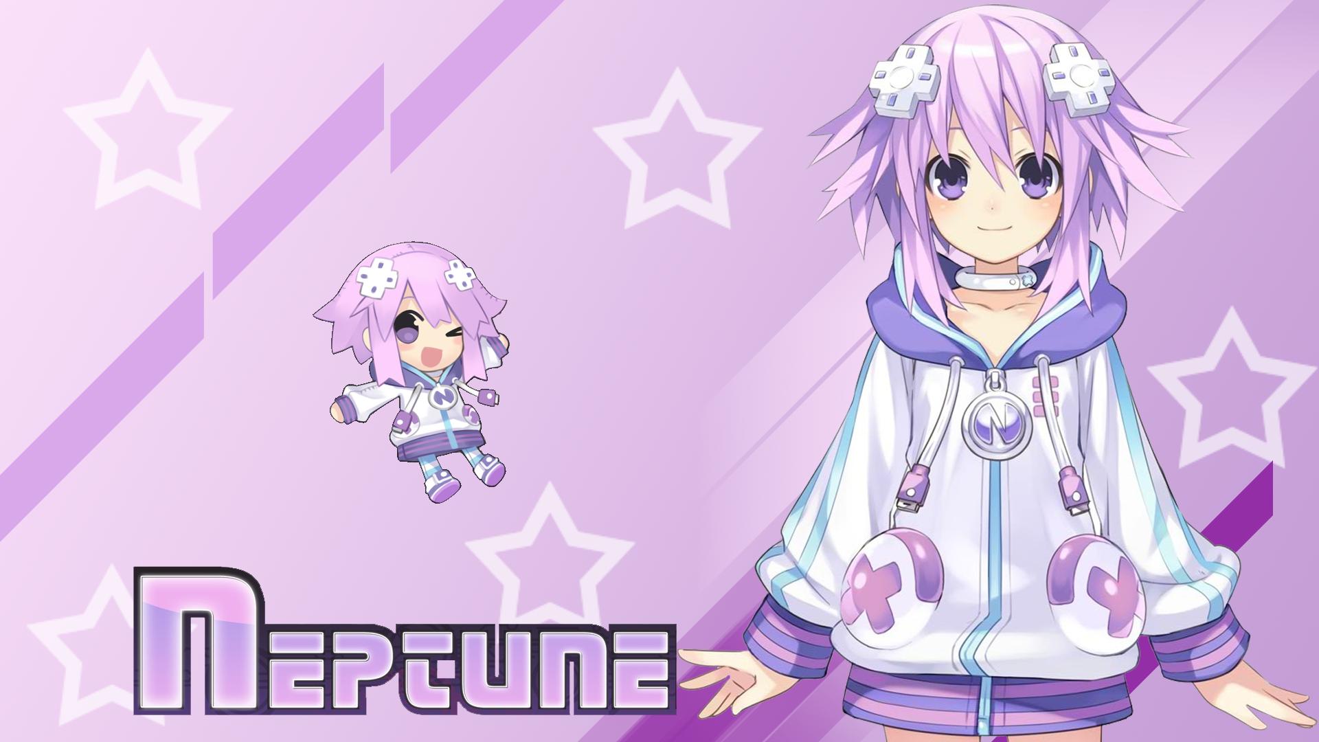 Neptune from Hyperdimension Neptunia HD Wallpaper