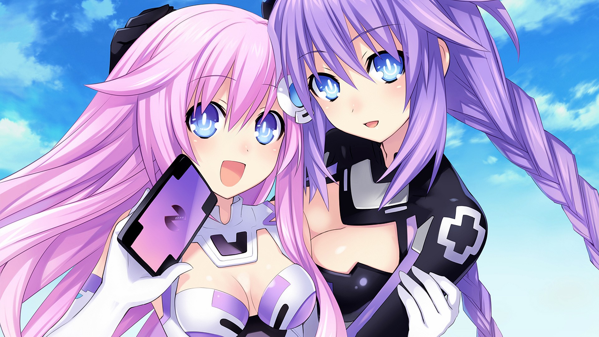 Neptune from Hyperdimension Neptunia HD Wallpaper