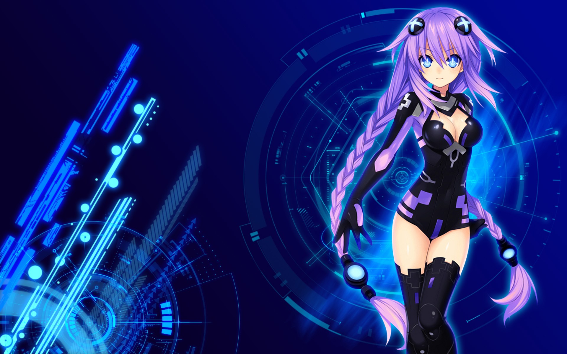 Neptune from Hyperdimension Neptunia HD Wallpaper