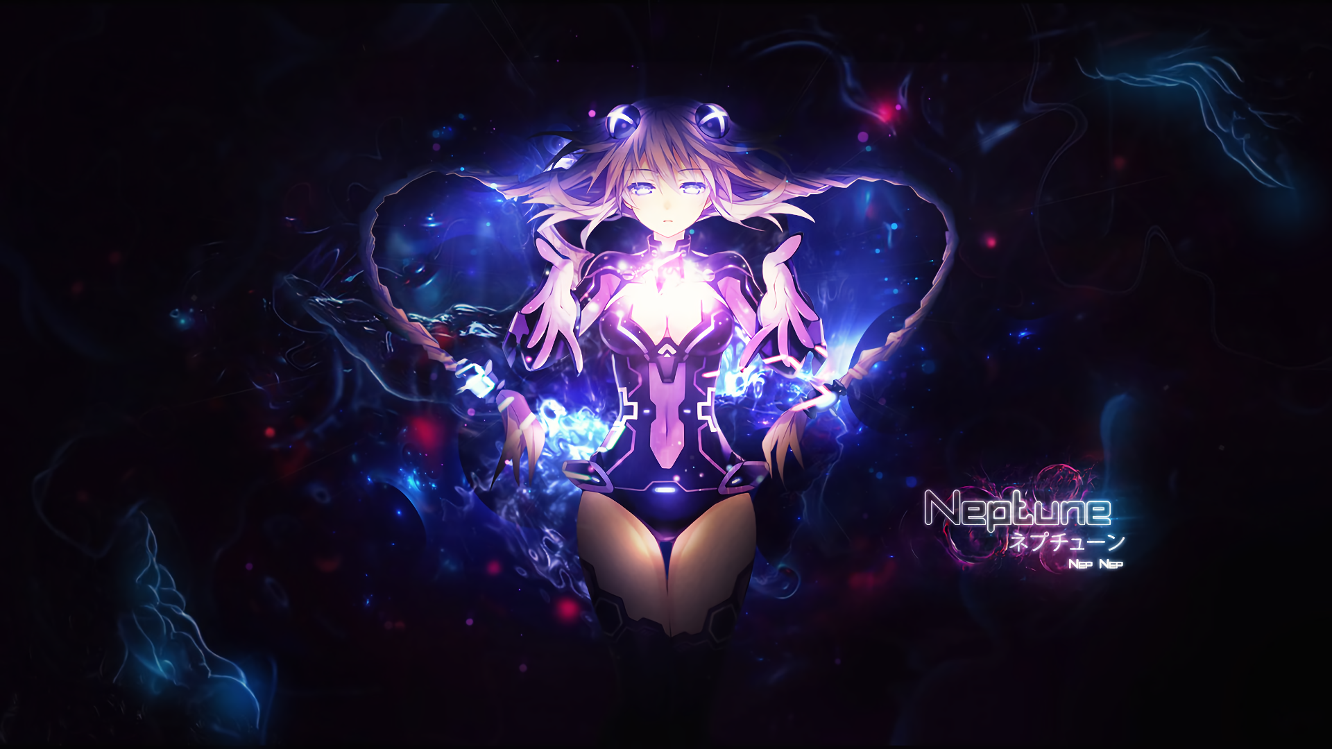 Neptune from Hyperdimension Neptunia HD Wallpaper