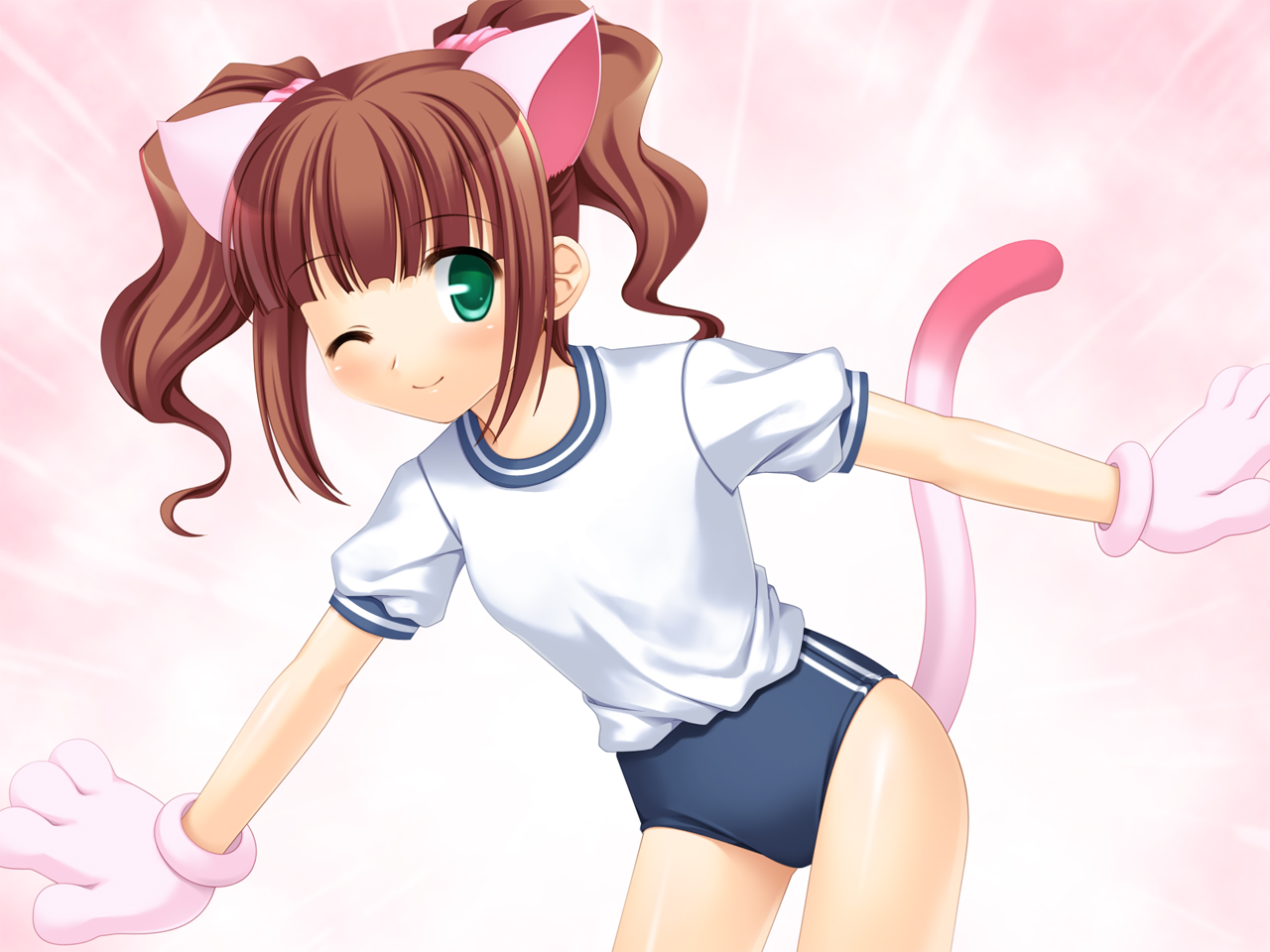 Yayoi Takatsuki cat girl HD Wallpaper